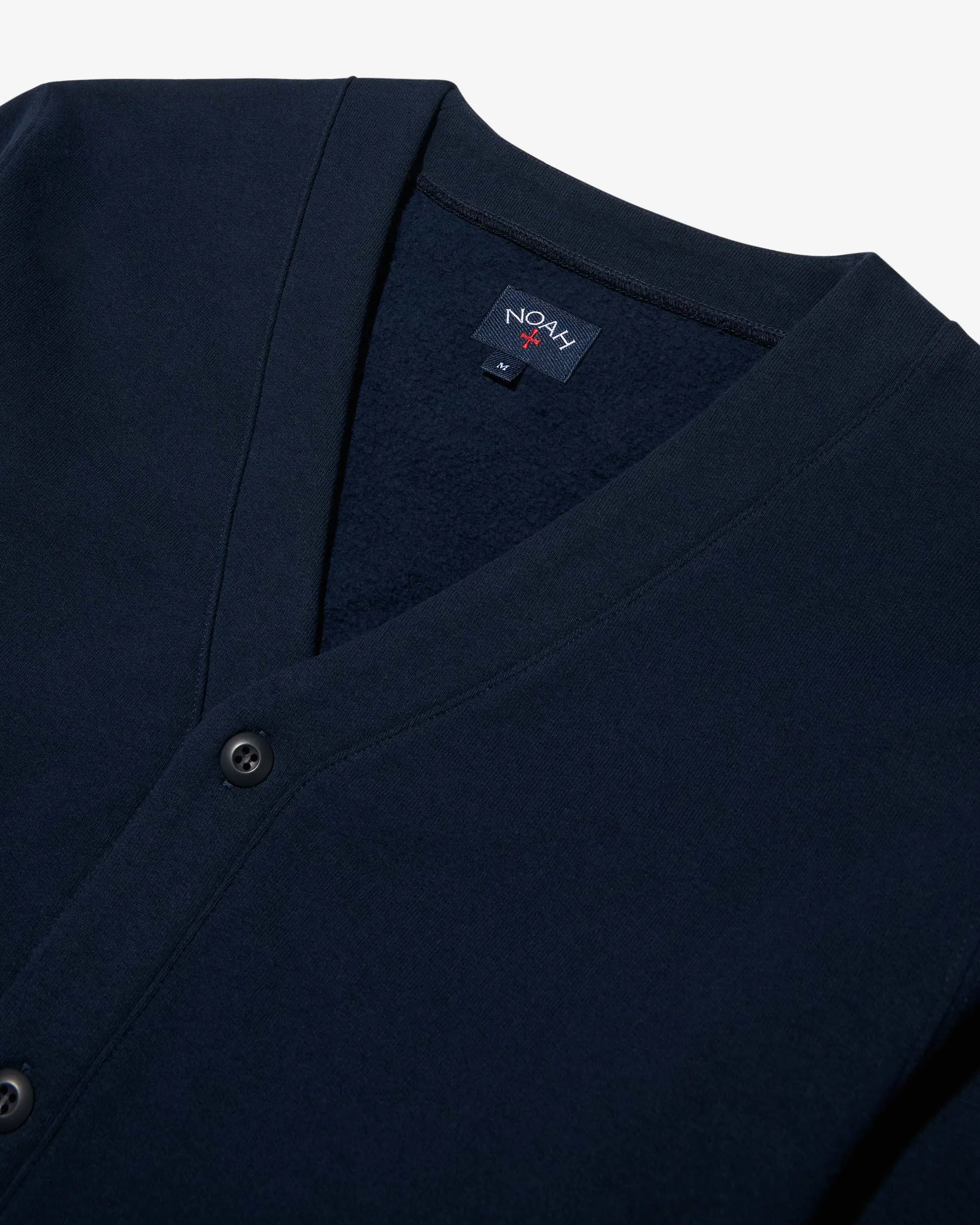 Fleece High Rib Cardigan sold by Noah NYC product image thumbnail 2