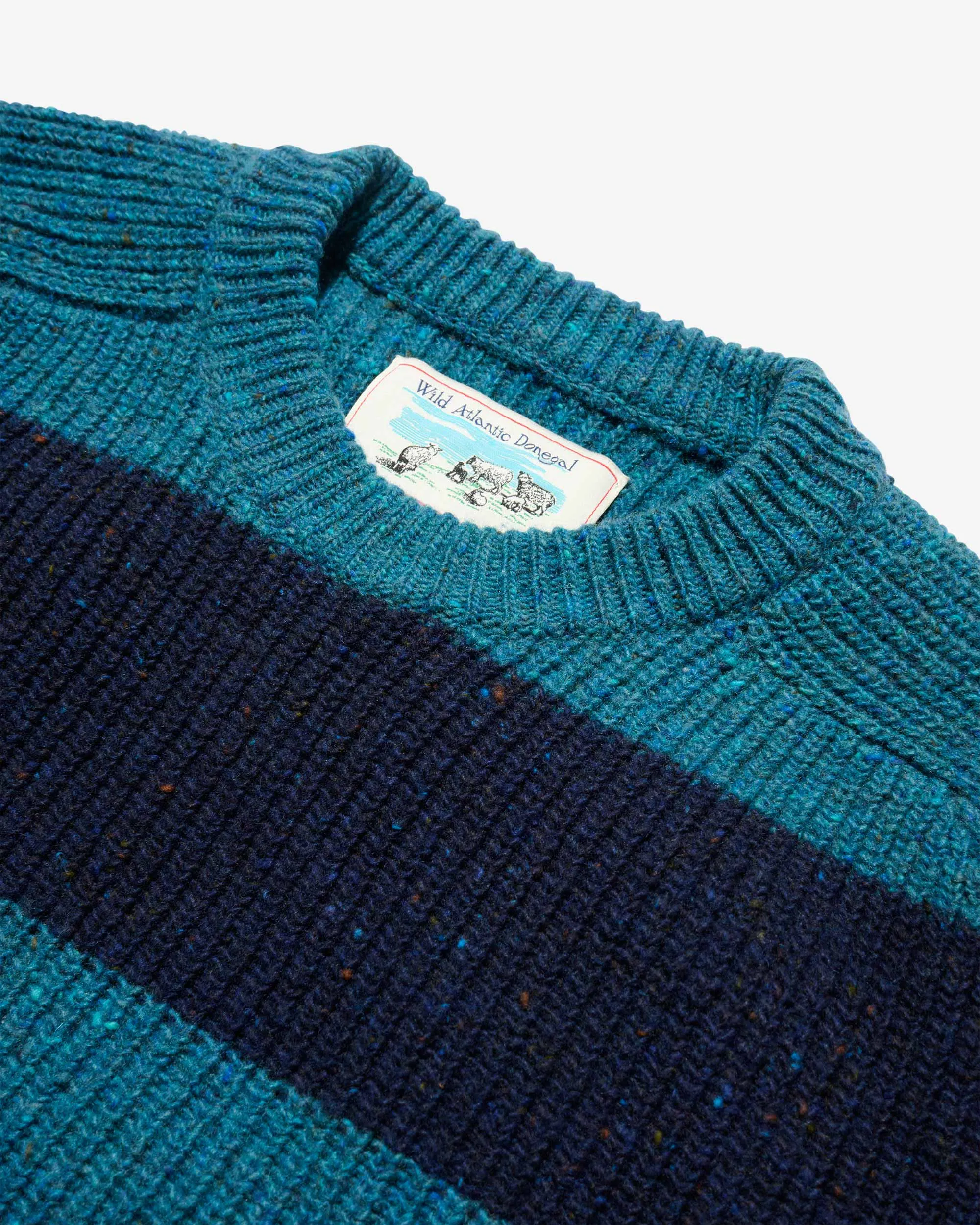Striped Donegal Sweater sold by Noah NYC product image thumbnail 4
