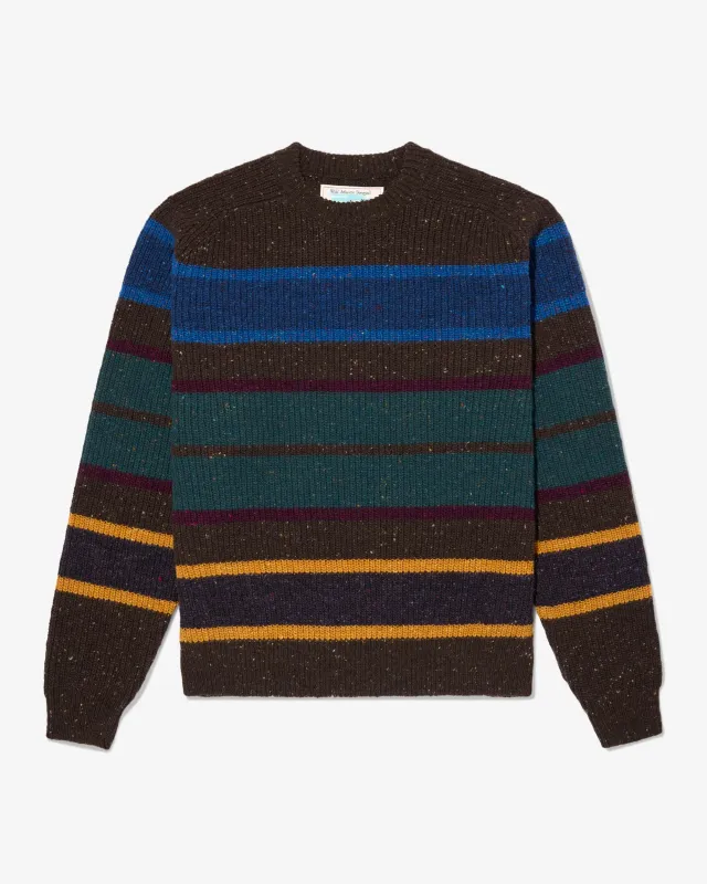 Striped Donegal Sweater sold by Noah NYC