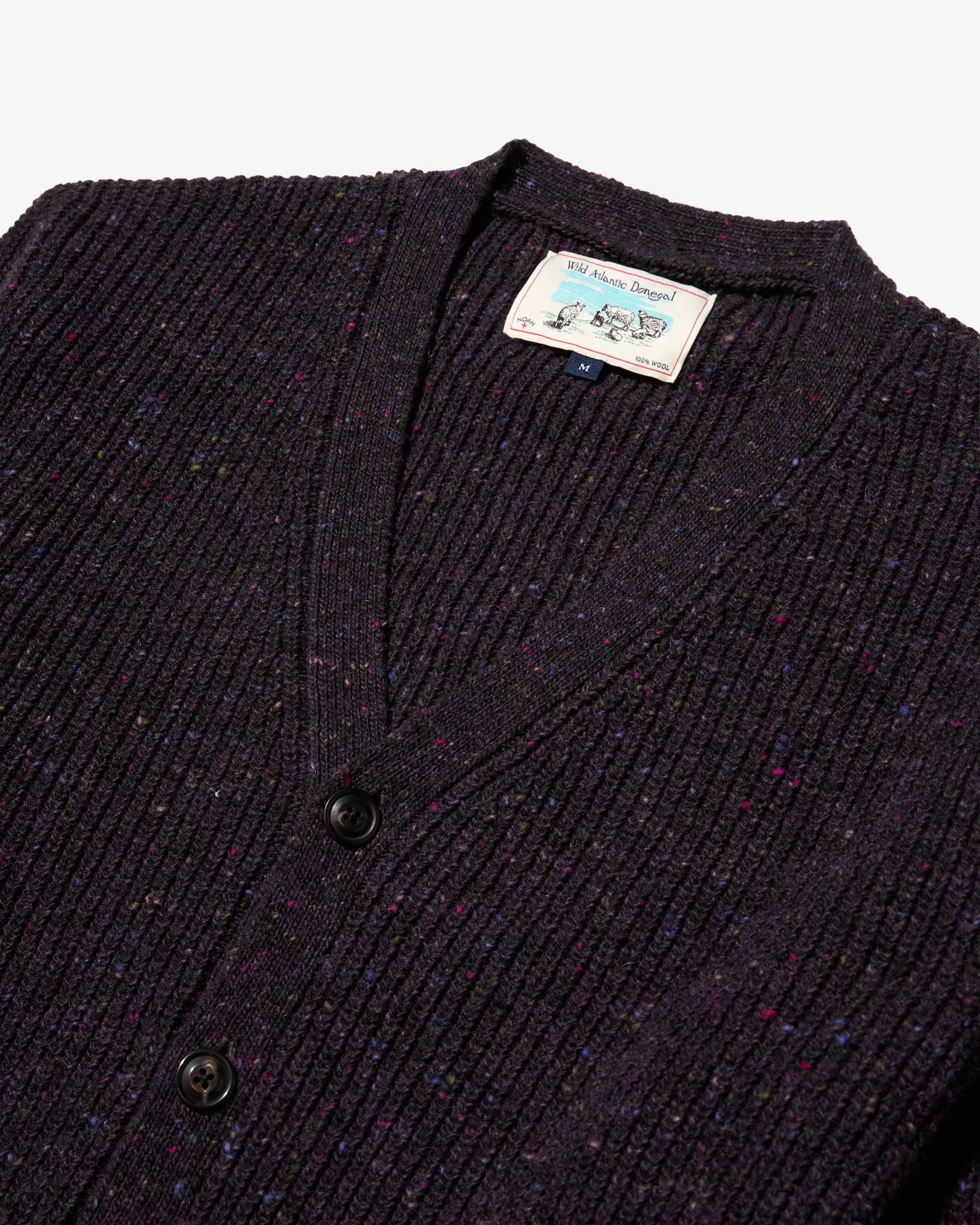 Shaker Donegal Cardigan sold by Noah NYC product image thumbnail 2
