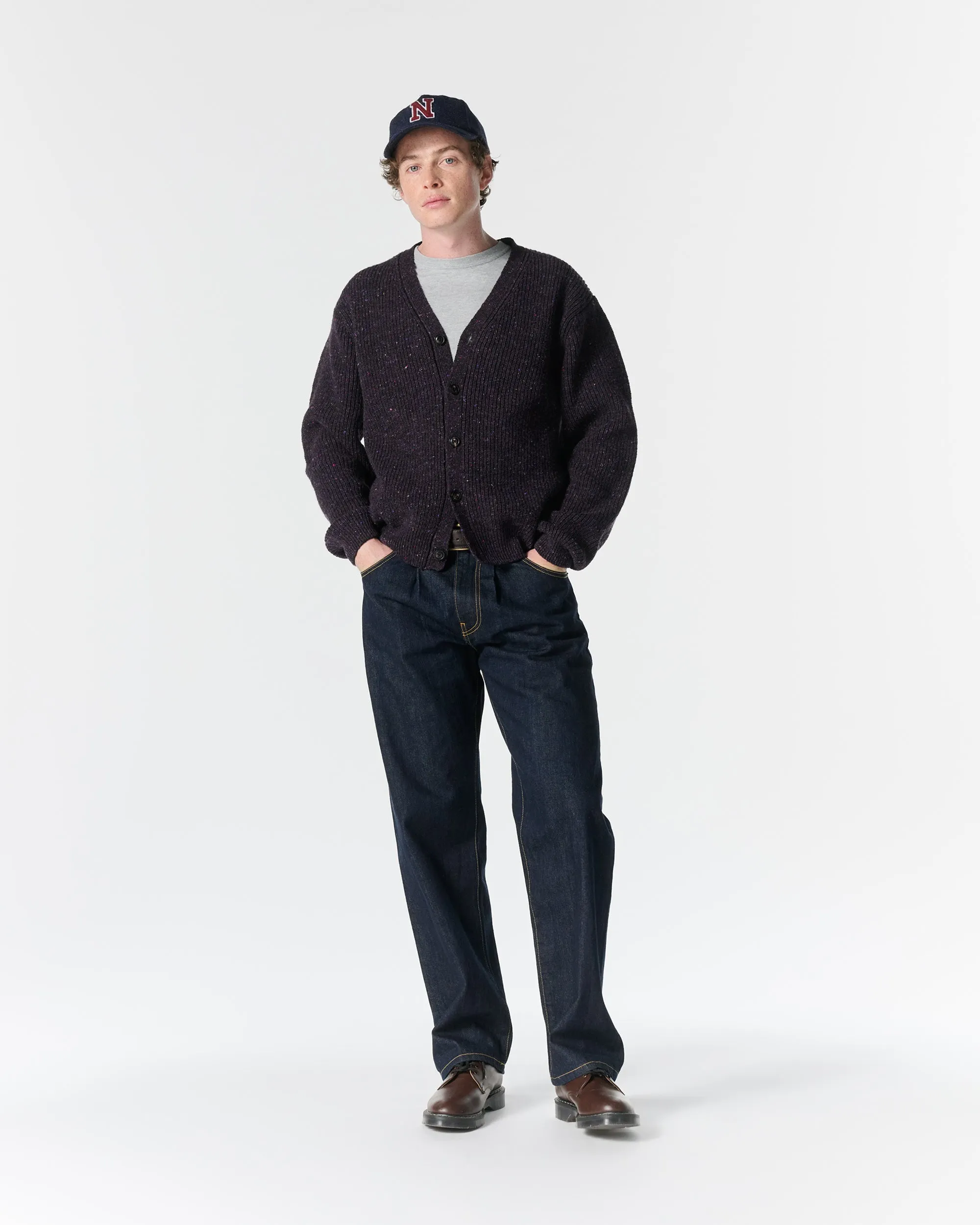 Shaker Donegal Cardigan sold by Noah NYC product image thumbnail 4