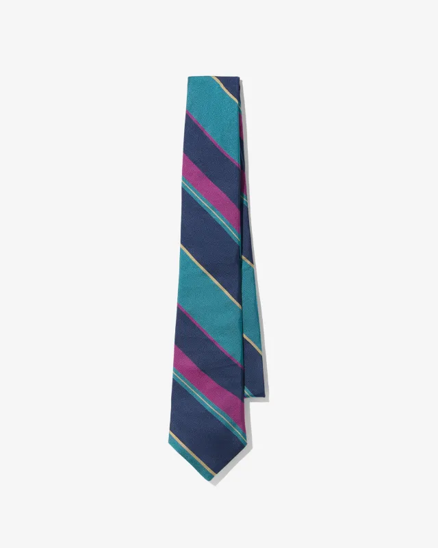 Multi Stripe Silk Necktie sold by Noah NYC