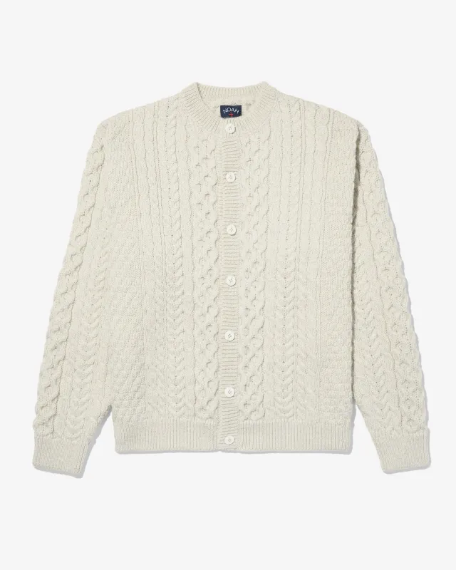 Wool Fisherman Cardigan sold by Noah NYC