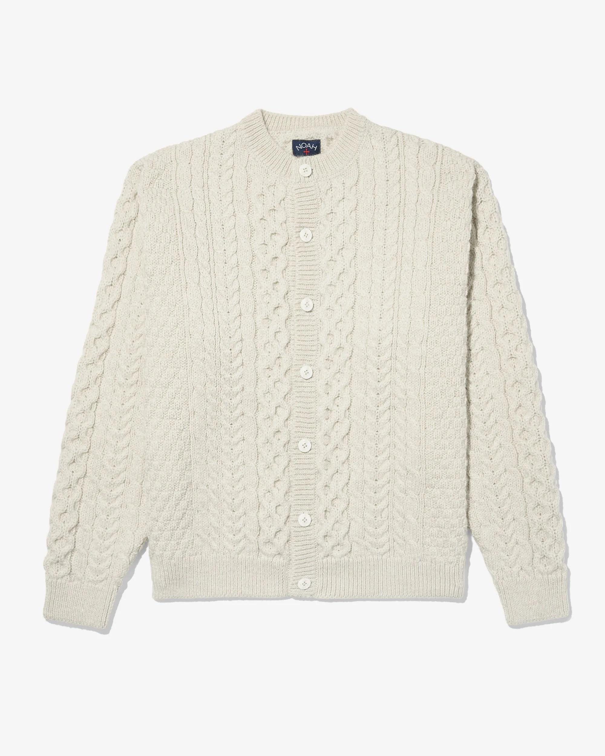 Wool Fisherman Cardigan sold by Noah NYC