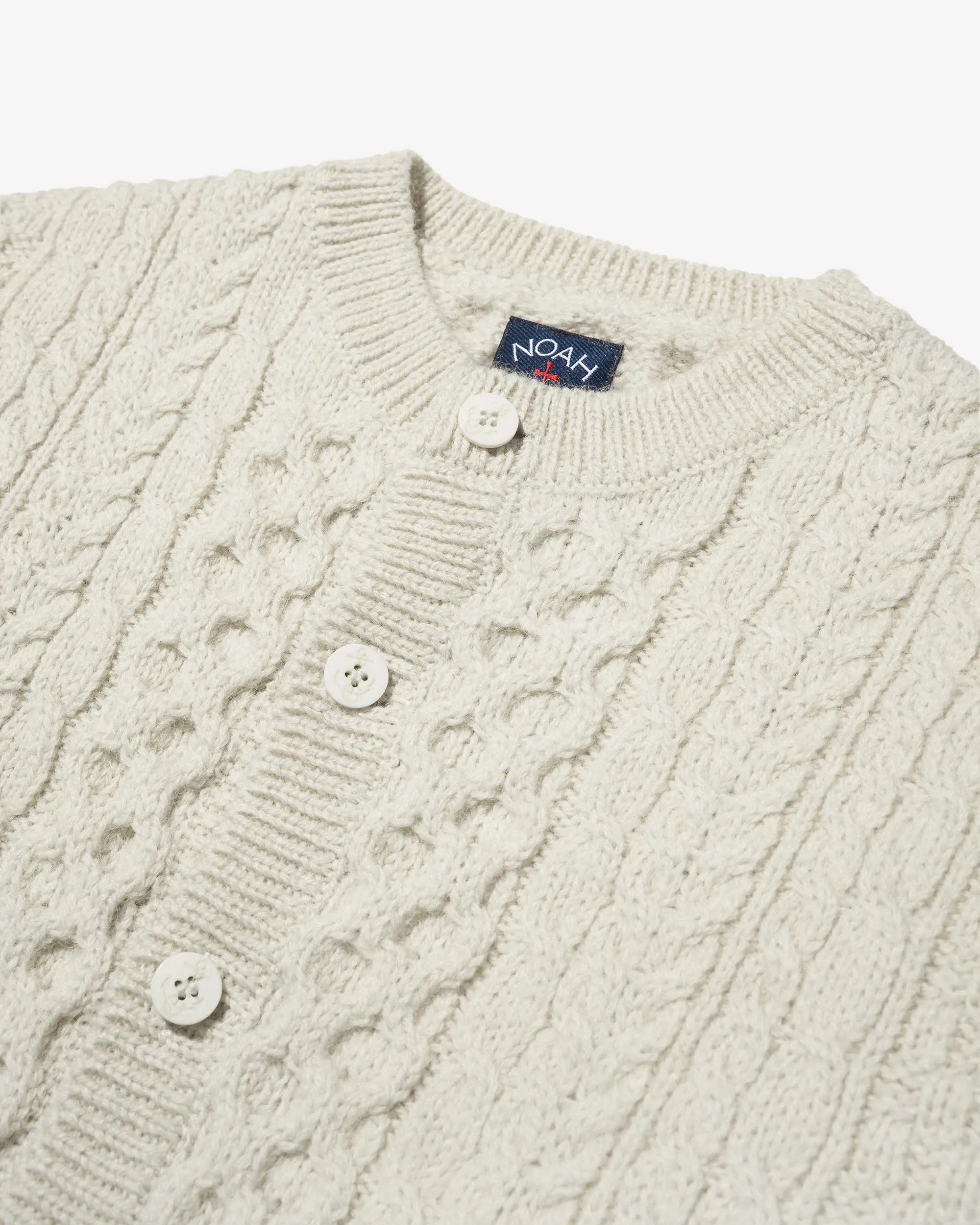 Wool Fisherman Cardigan sold by Noah NYC product image thumbnail 2