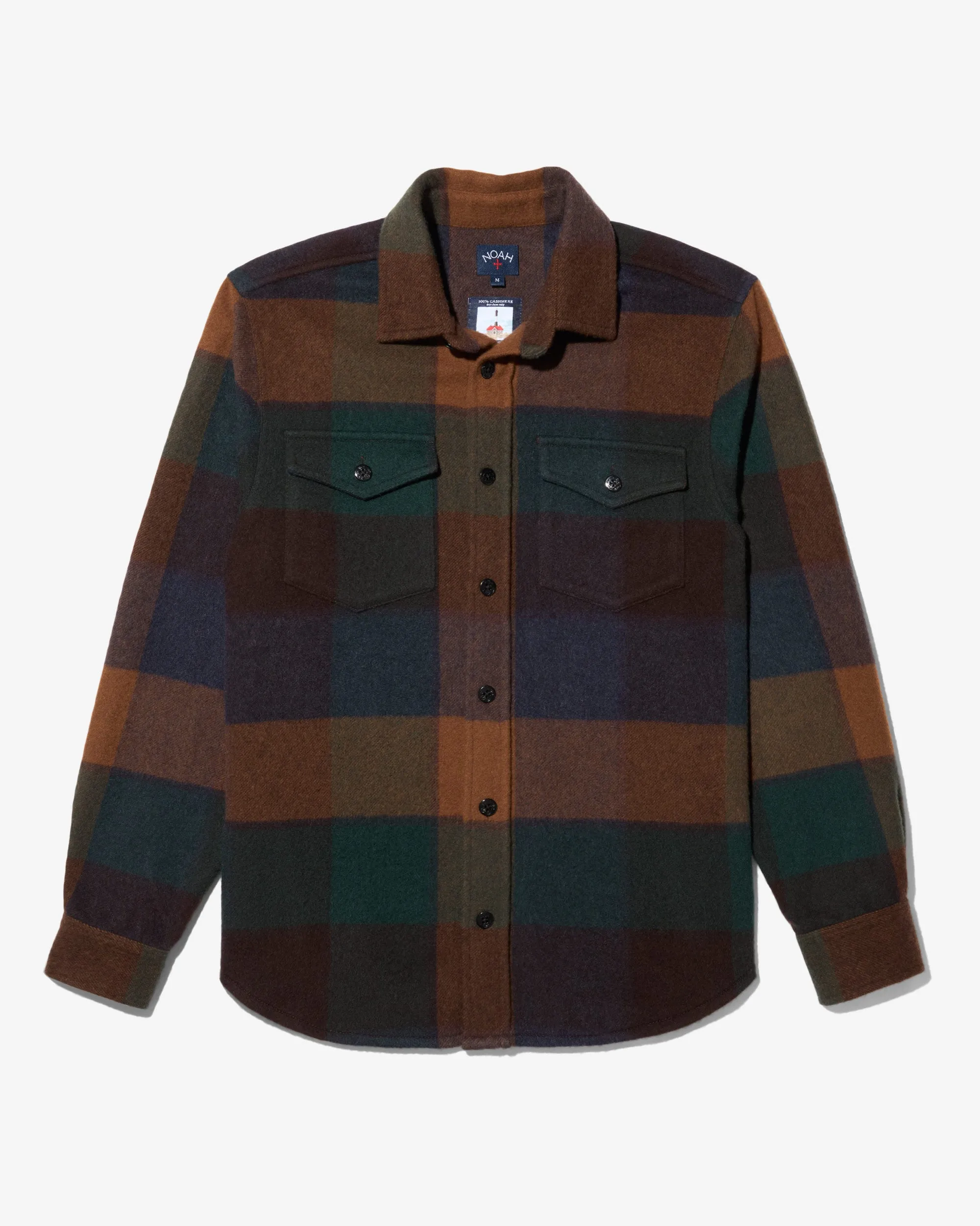 Plaid Cashmere CPO sold by Noah NYC