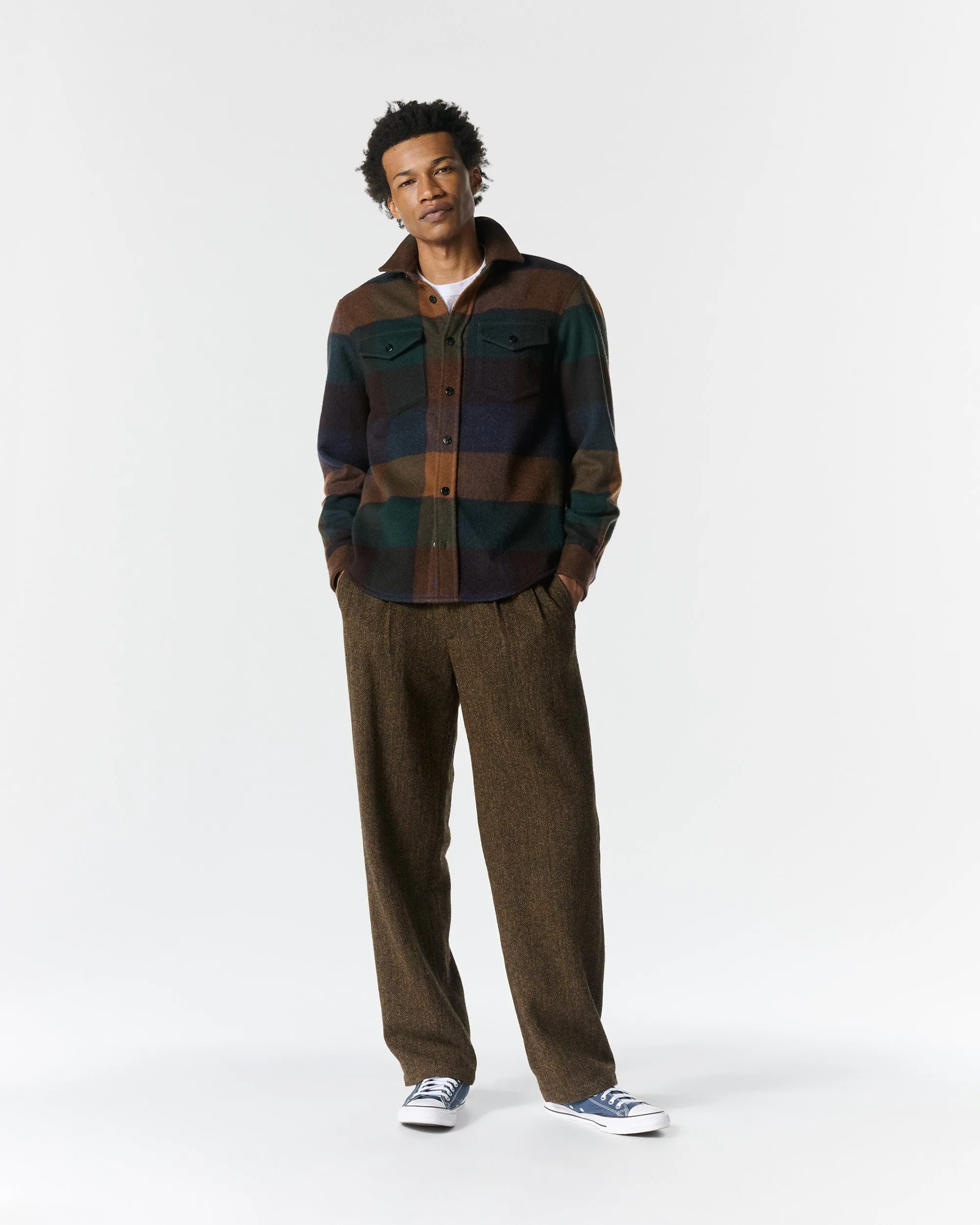 Plaid Cashmere CPO sold by Noah NYC product image thumbnail 5
