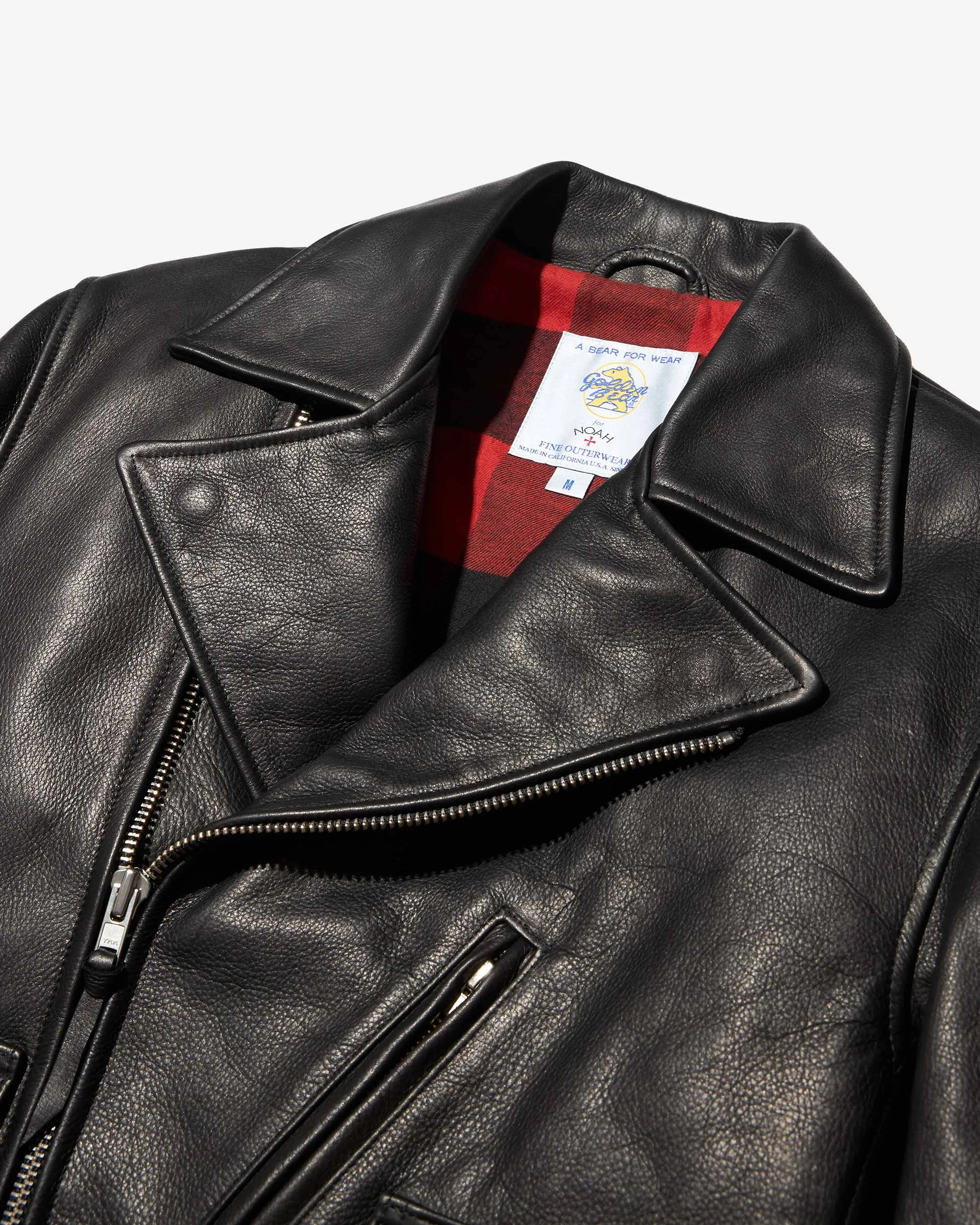 Leather Cruiser Jacket sold by Noah NYC product image thumbnail 3