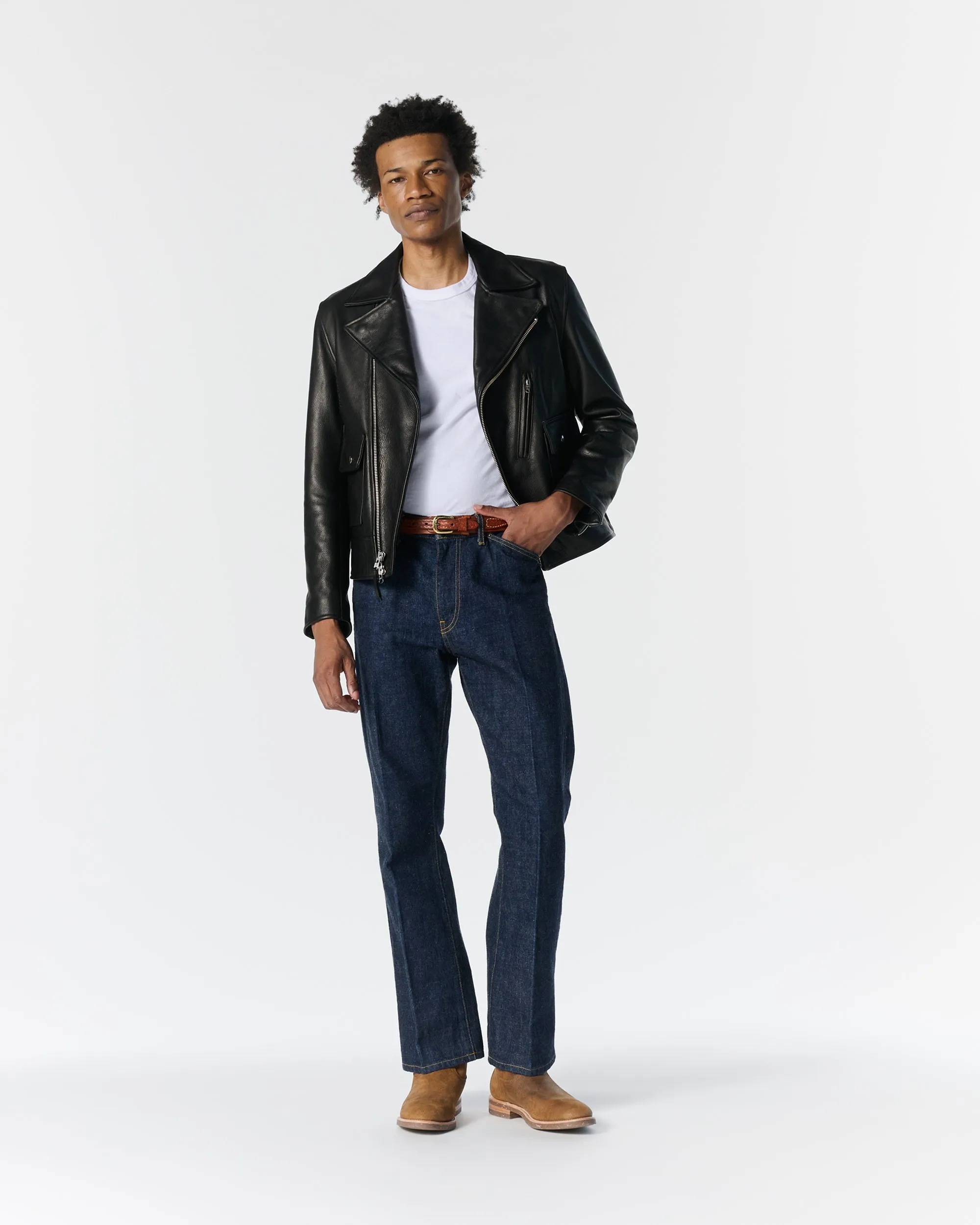 Leather Cruiser Jacket sold by Noah NYC product image thumbnail 5