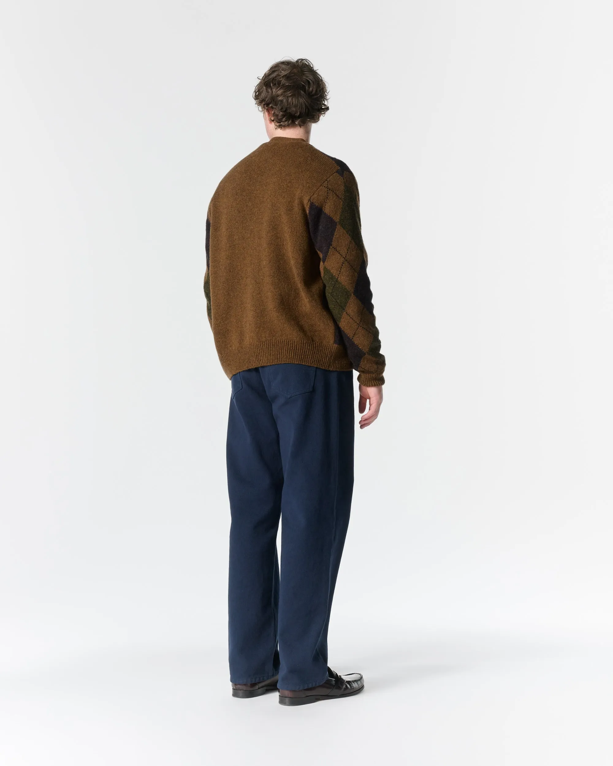 Argyle Shetland Cardigan sold by Noah NYC product image thumbnail 5