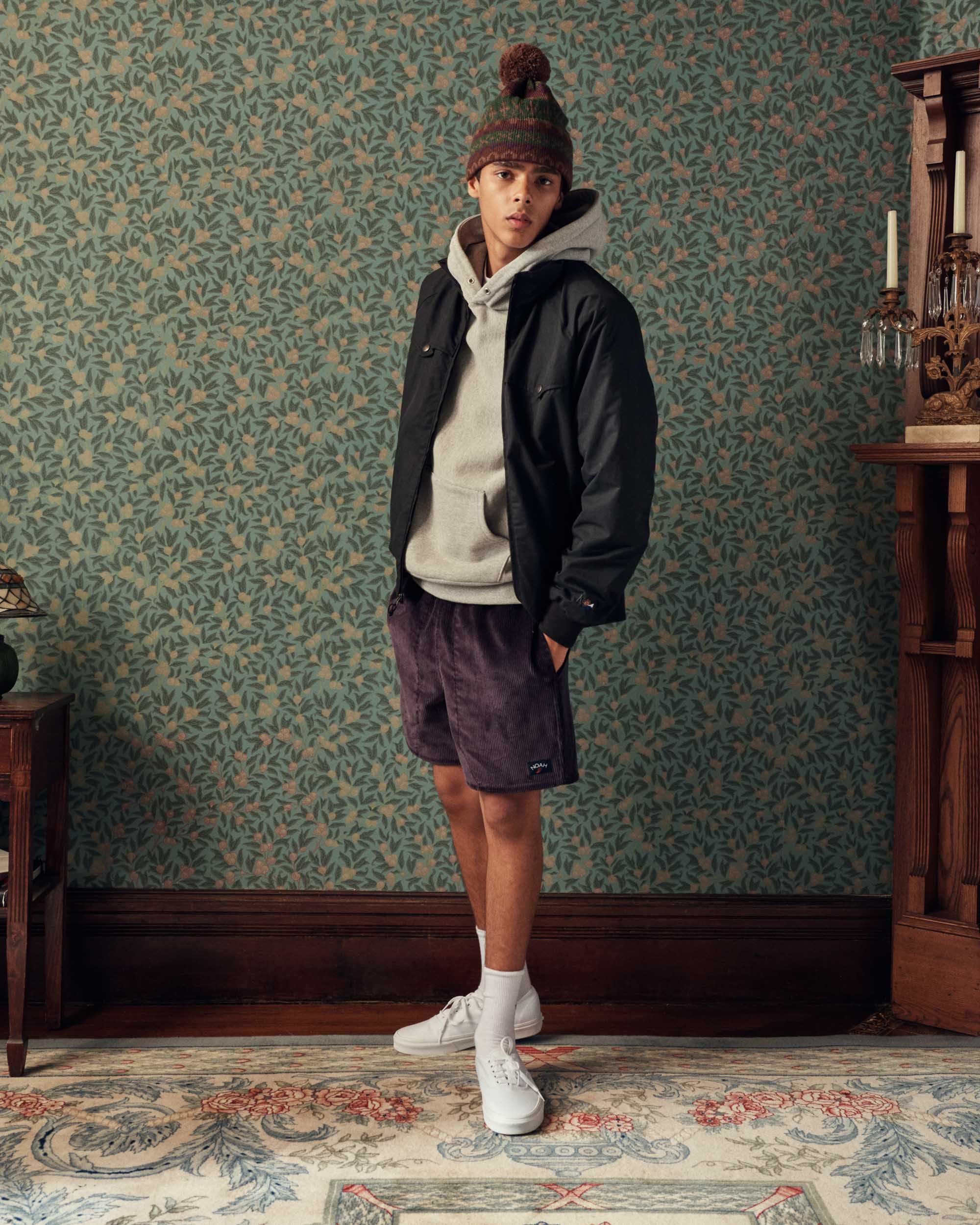 Fair Isle Wool Beanie sold by Noah NYC product image thumbnail 7