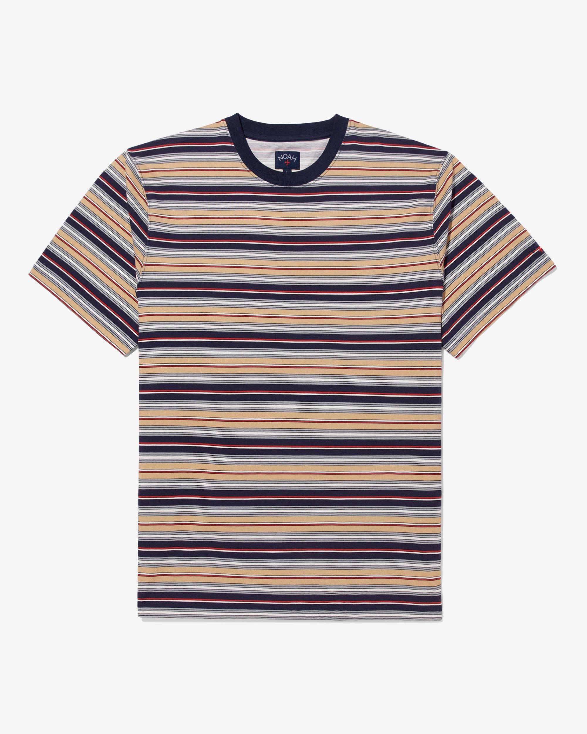 Printed Striped Top sold by Noah NYC