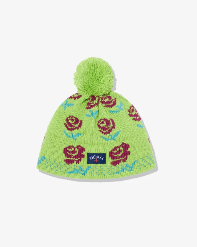 Roses Beanie sold by Noah NYC