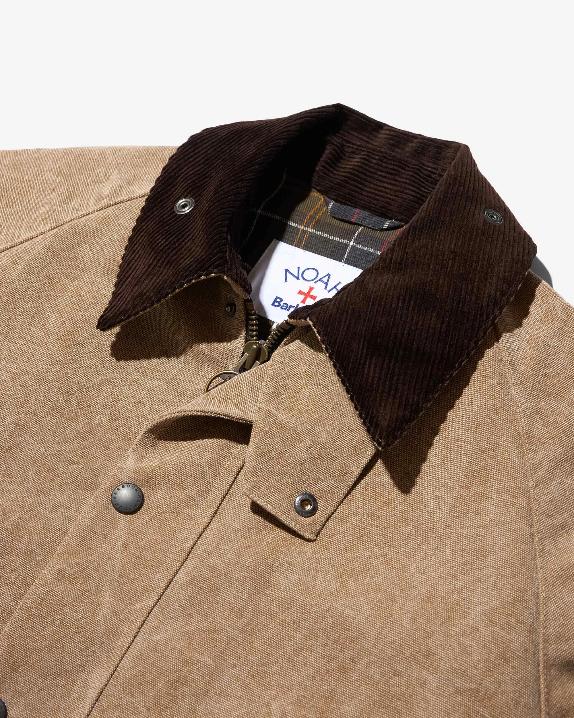 Noah x Barbour Cotton Bedale Jacket sold by Noah NYC product image thumbnail 3