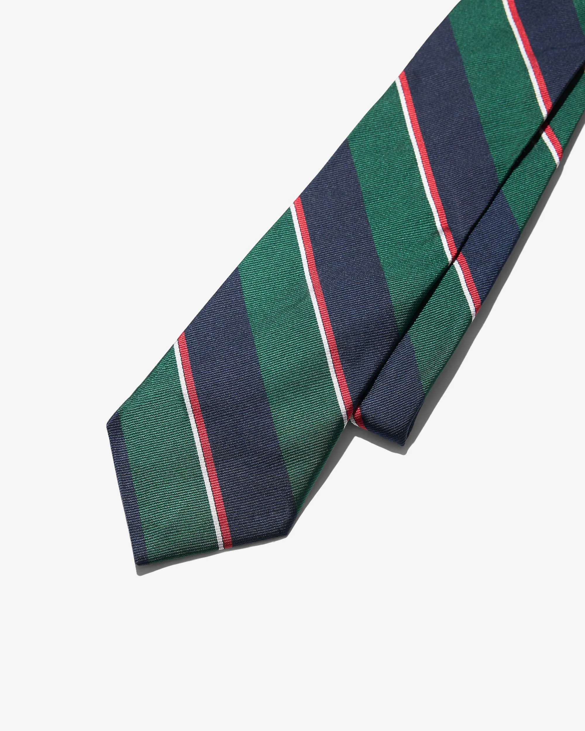 Silk Repp Stripe Necktie sold by Noah NYC product image thumbnail 2