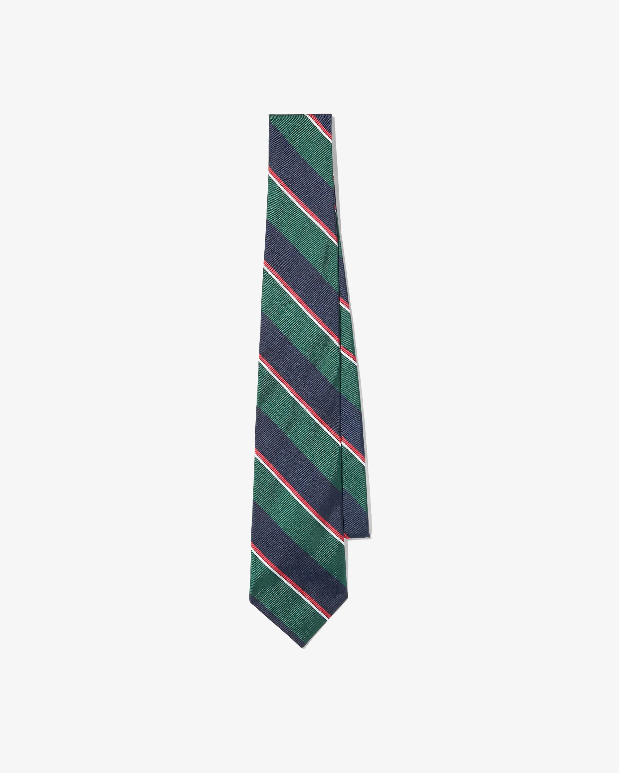 Silk Repp Stripe Necktie sold by Noah NYC