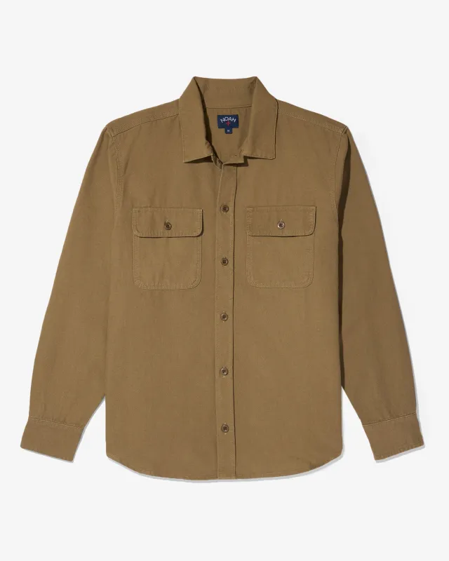 Washed Canvas Shirt sold by Noah NYC