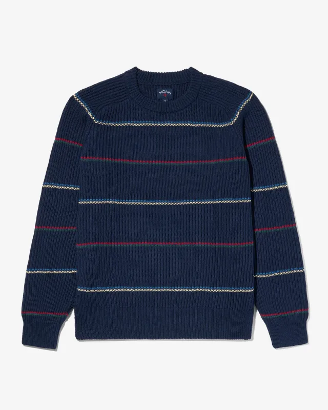 Striped Shaker Sweater sold by Noah NYC