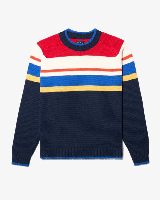 Striped Cotton Sweater sold by Noah NYC