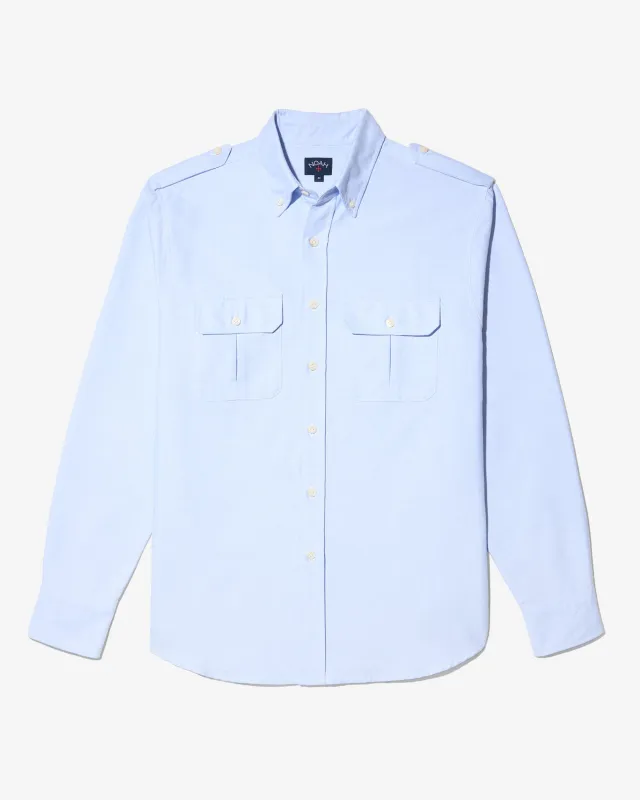 Epaullete Oxford Shirt sold by Noah NYC