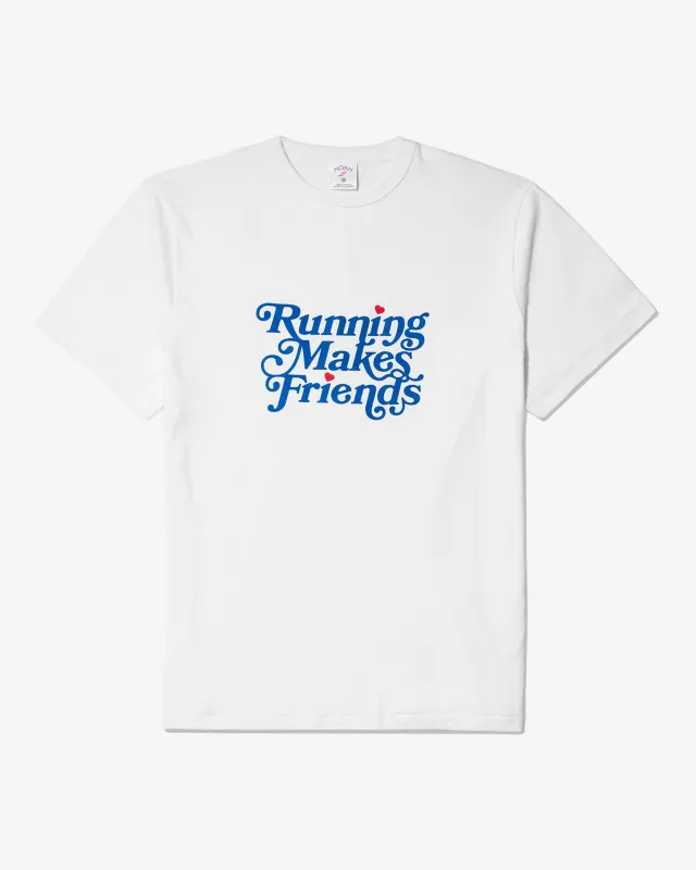 Running Makes Friends Tee made by Noah NYC
