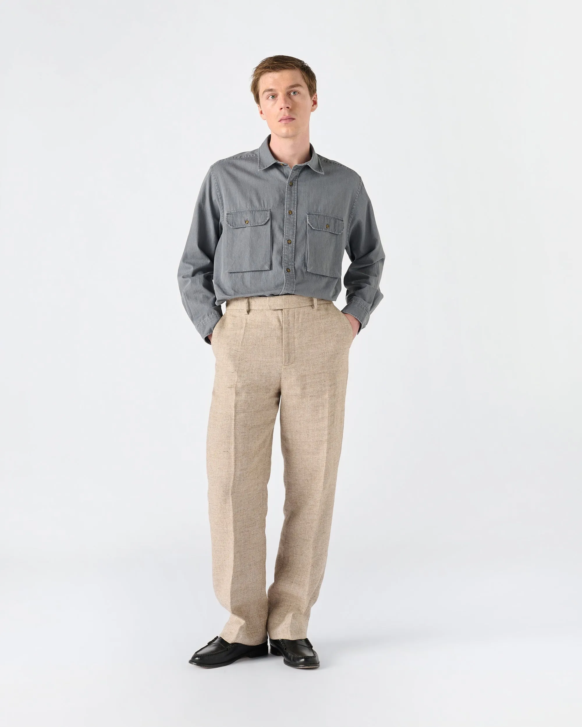 Oversized Cargo Shirt sold by Noah NYC product image thumbnail 3