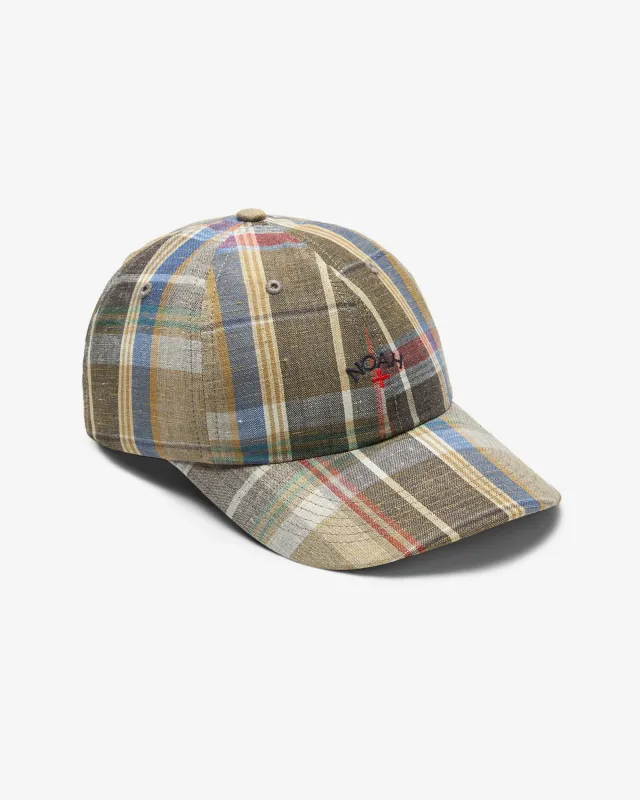 Linen Plaid 6-Panel made by Noah NYC