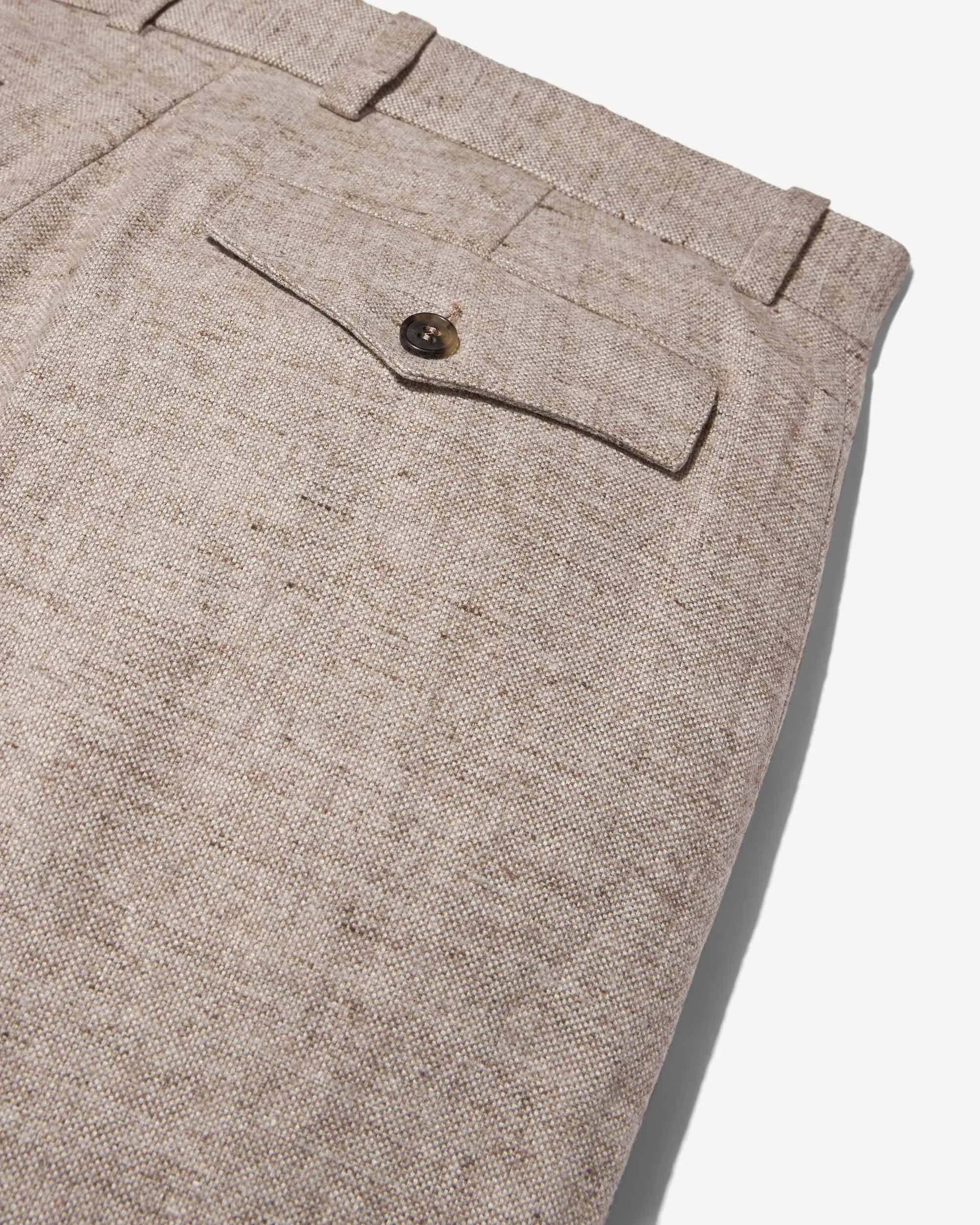 Flanneled Linen Trouser sold by Noah NYC product image thumbnail 4