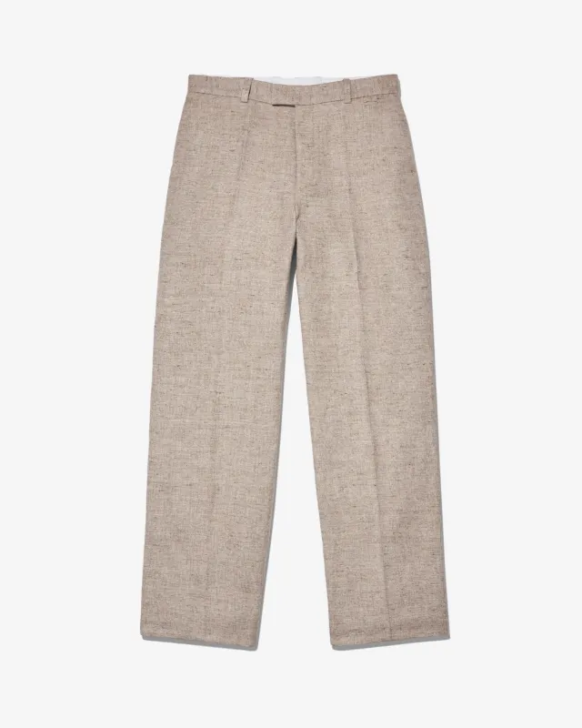 Flanneled Linen Trouser made by Noah NYC