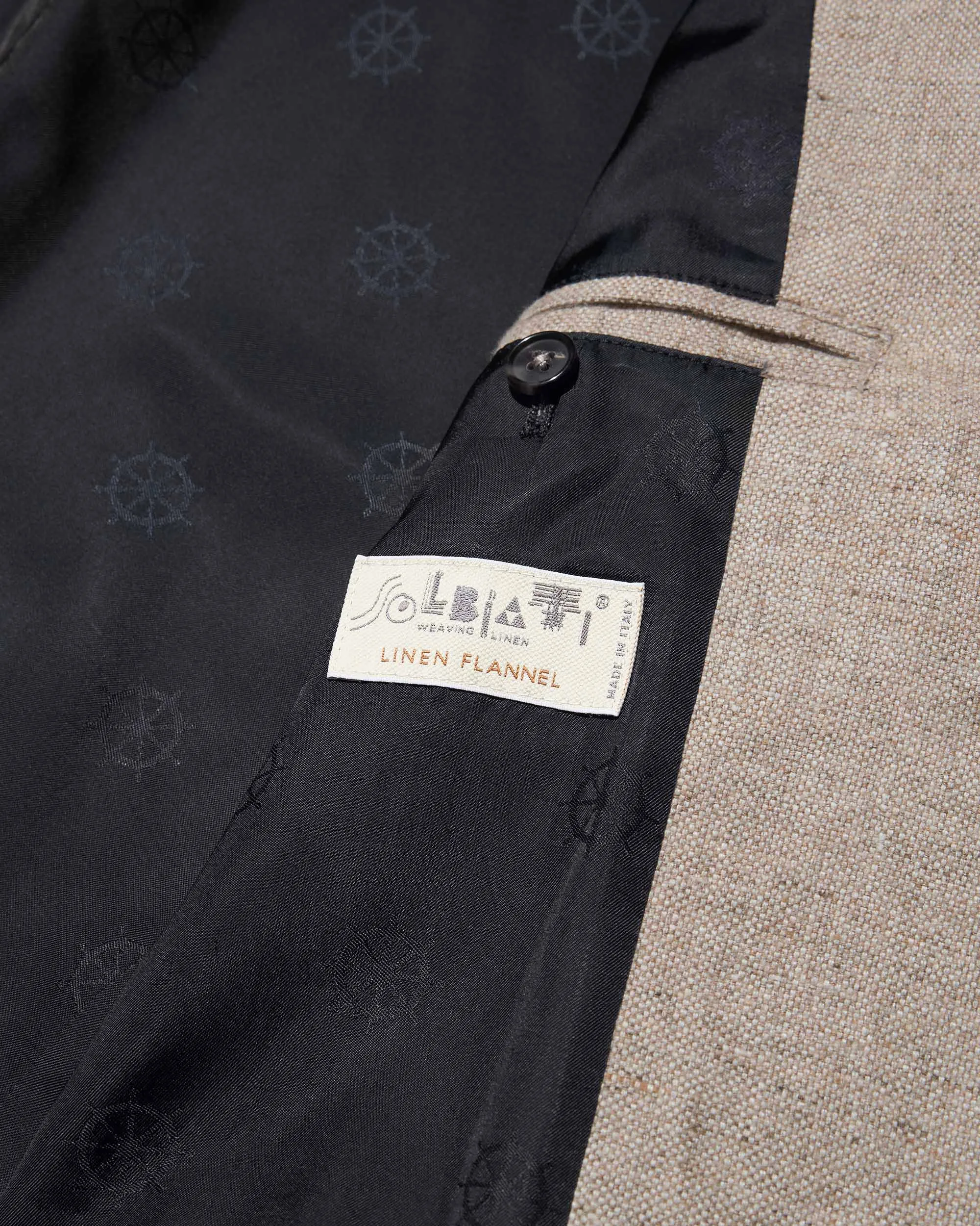 Flanneled Linen Jacket sold by Noah NYC product image thumbnail 5