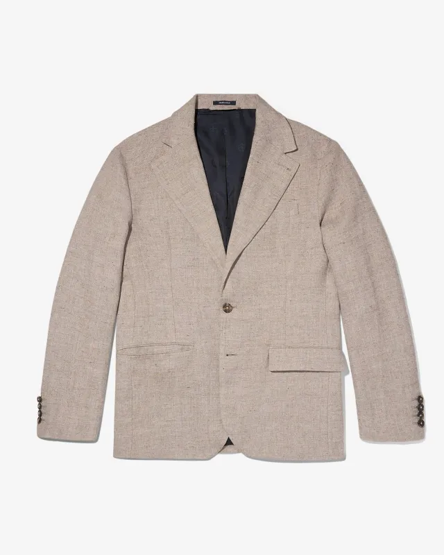 Flanneled Linen Jacket made by Noah NYC