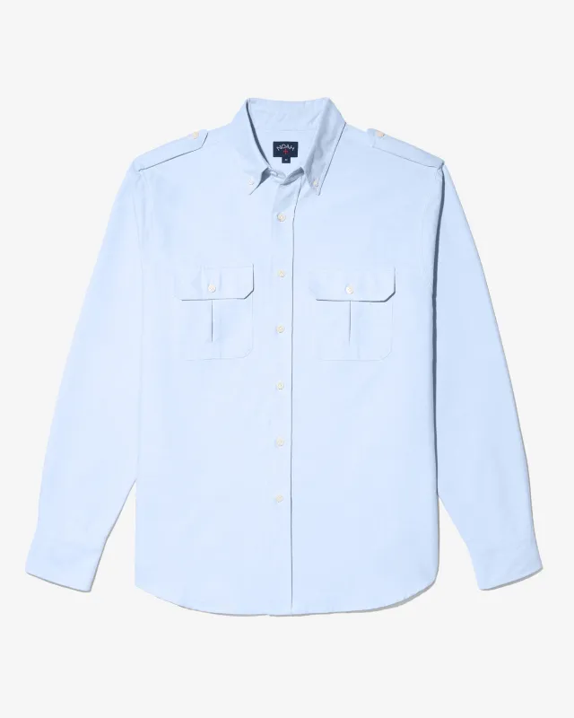 Epaulette Oxford Shirt made by Noah NYC