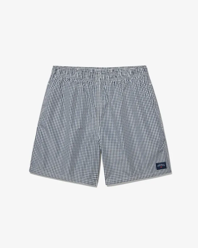 Gingham Swim Trunk made by Noah NYC