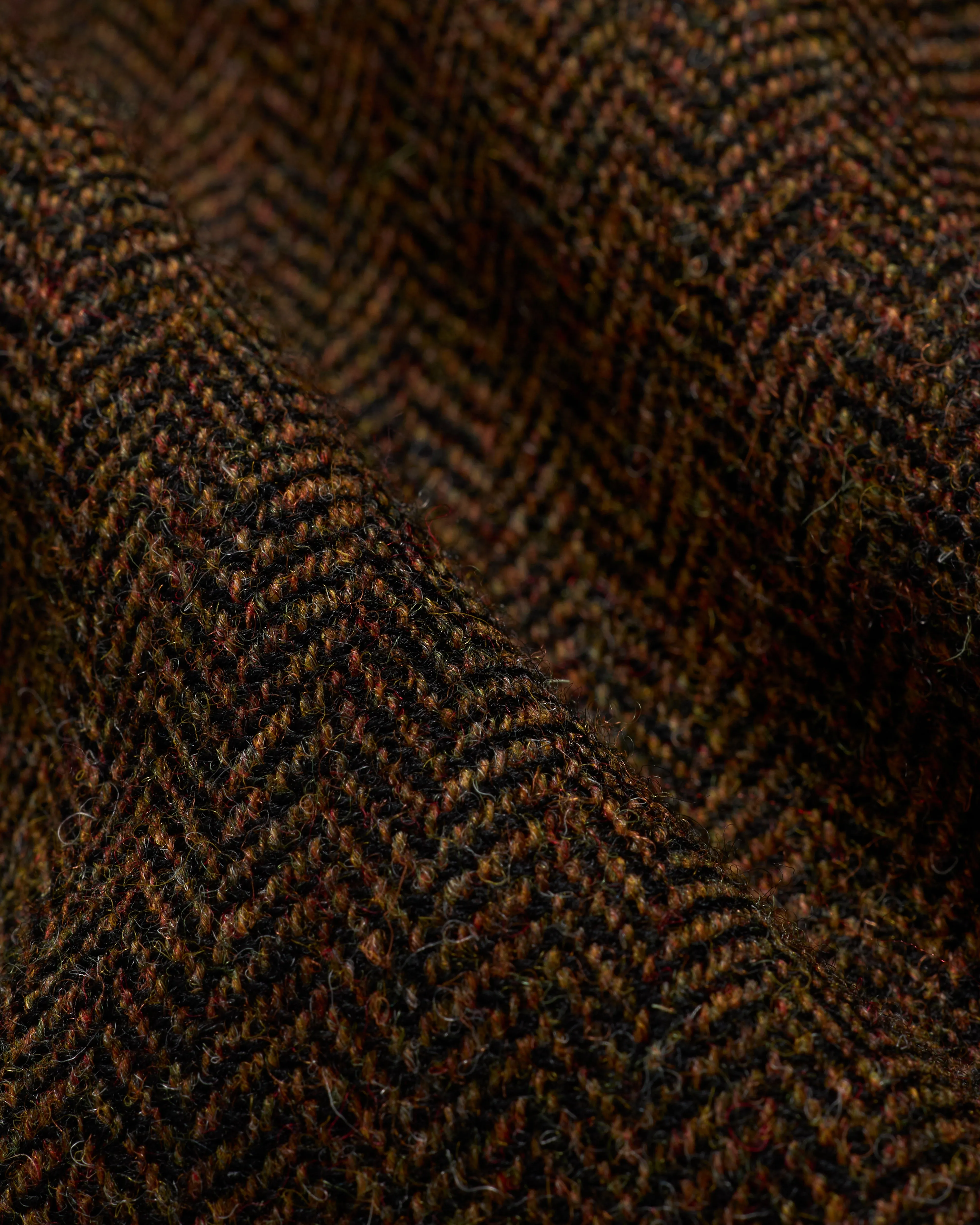 Double-Pleat Wool Herringbone Trousers sold by Noah NYC product image thumbnail 5