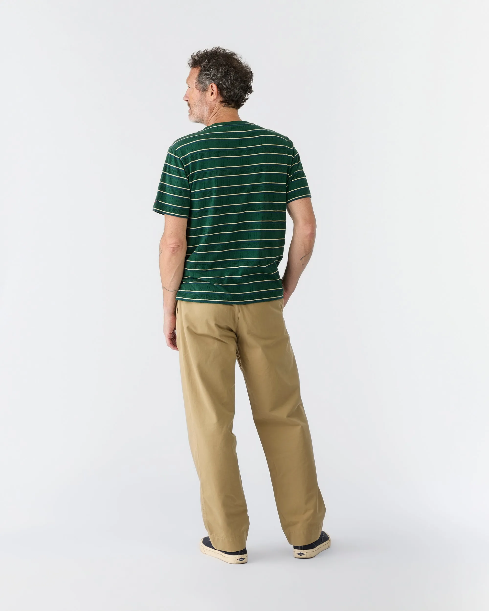 Striped Pointelle Tee sold by Noah NYC product image thumbnail 5