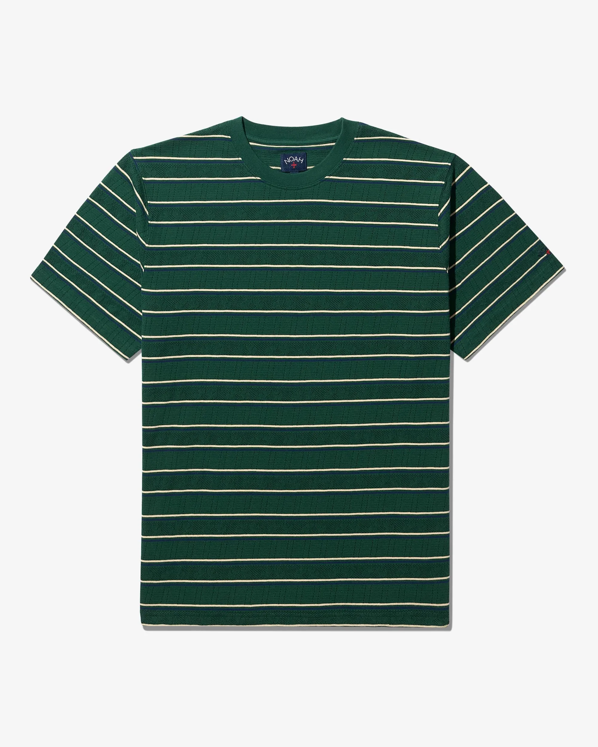 Striped Pointelle Tee sold by Noah NYC