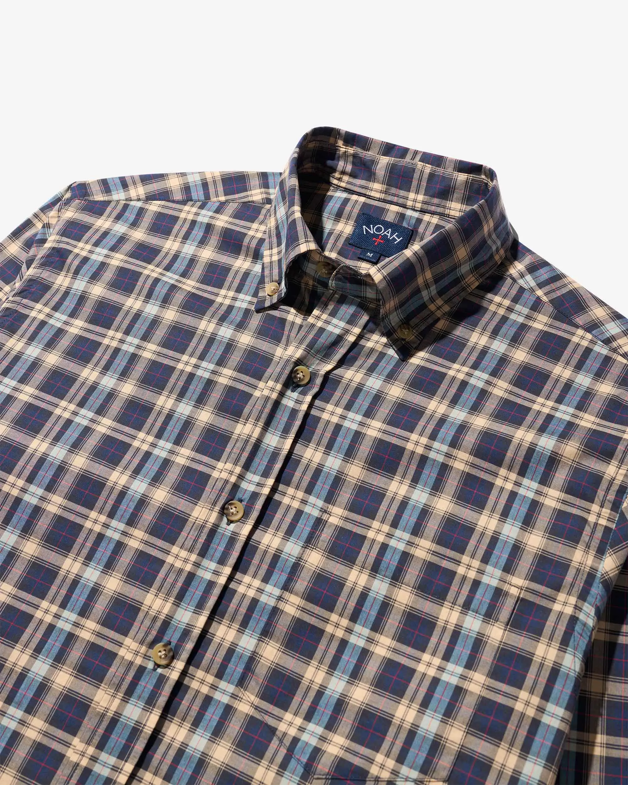 Cotton Plaid Shirt sold by Noah NYC product image thumbnail 2