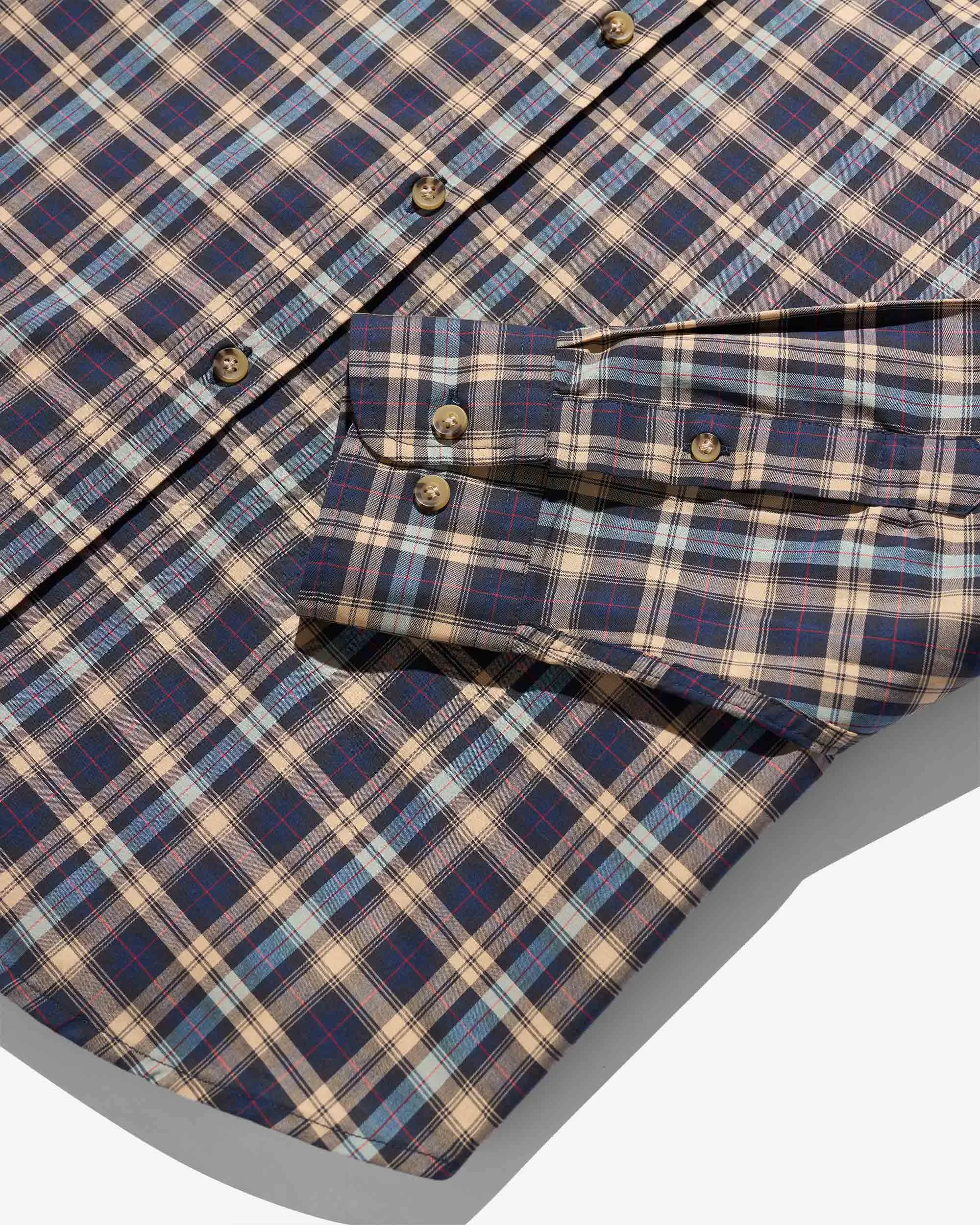 Cotton Plaid Shirt sold by Noah NYC product image thumbnail 3