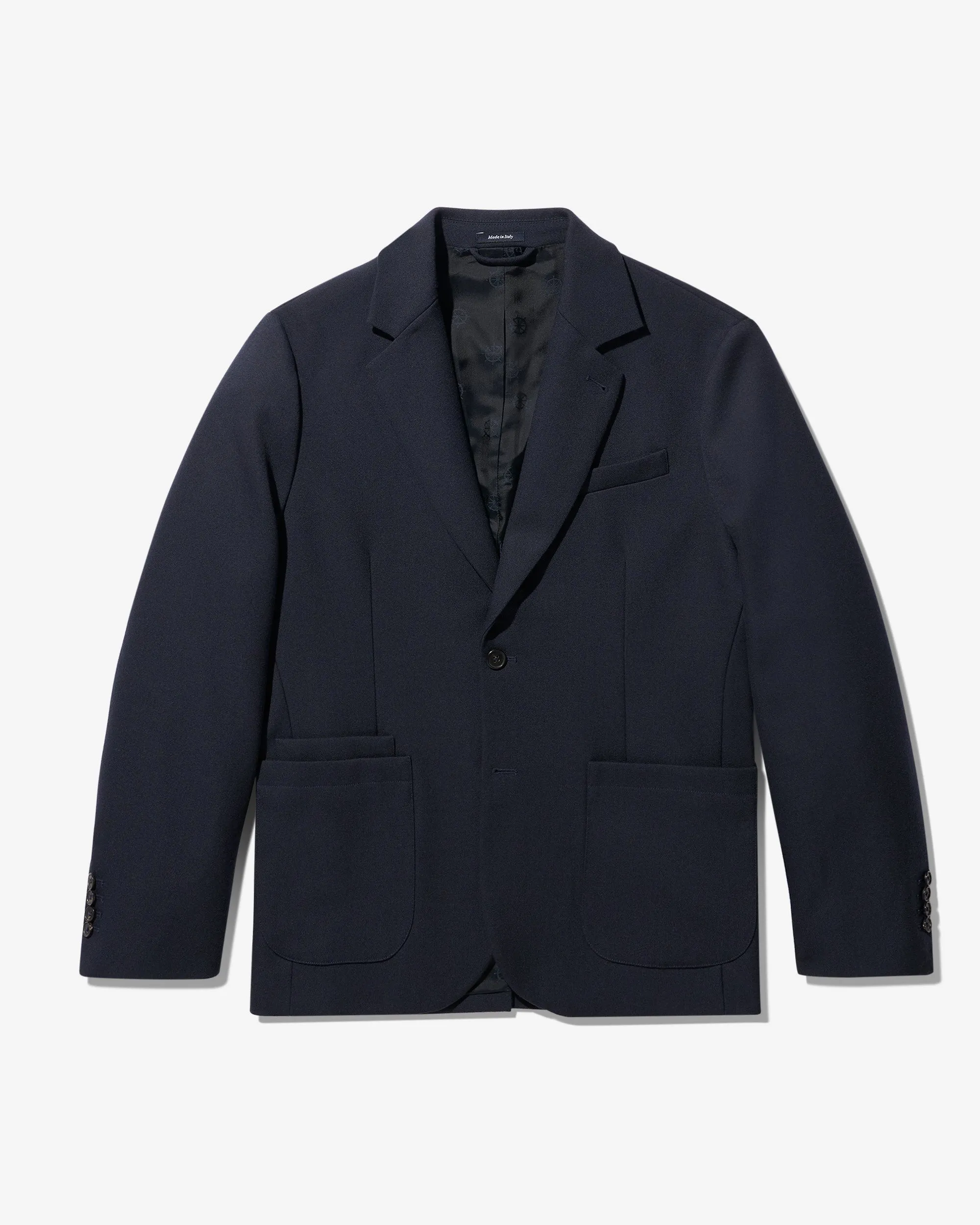 Barathea Wool Sack Jacket sold by Noah NYC