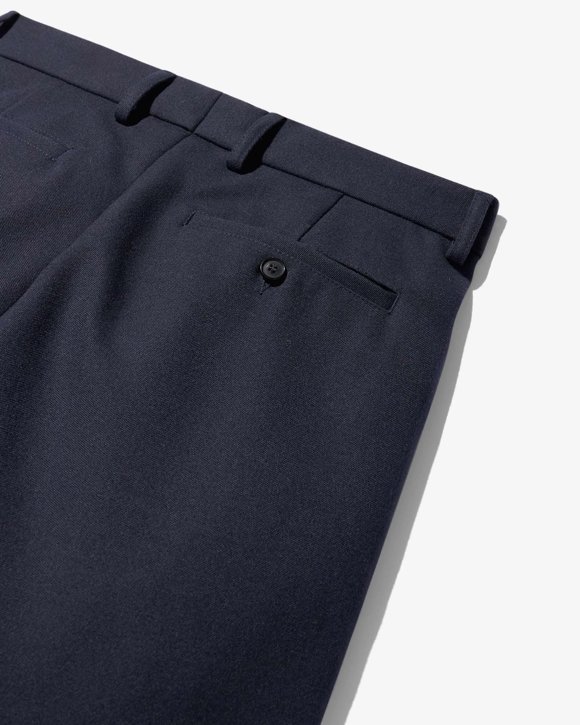 Barathea Wool Pleated Trouser sold by Noah NYC product image thumbnail 4