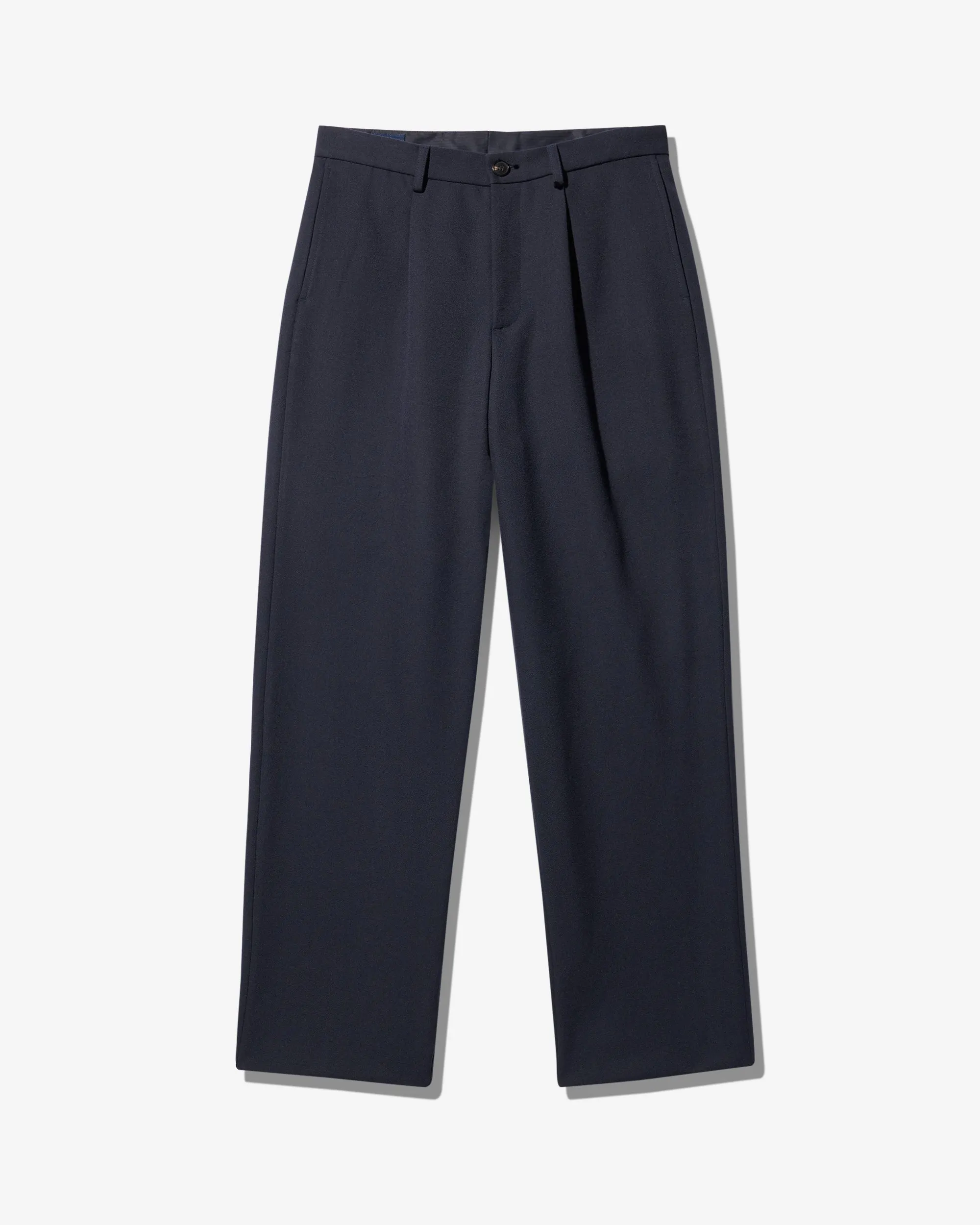 Barathea Wool Pleated Trouser sold by Noah NYC