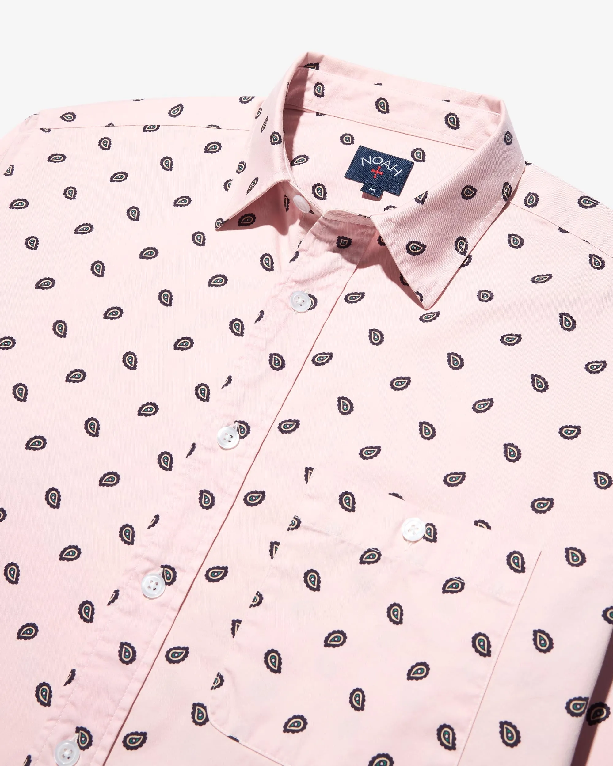 Pink Paisley Shirt sold by Noah NYC product image thumbnail 3