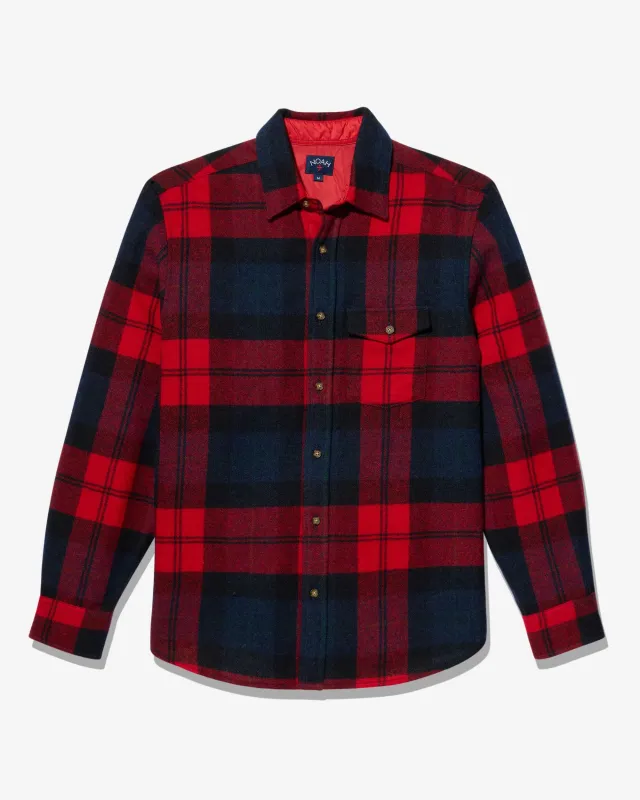Pinewood Plaid Wool Shirt made by Noah NYC