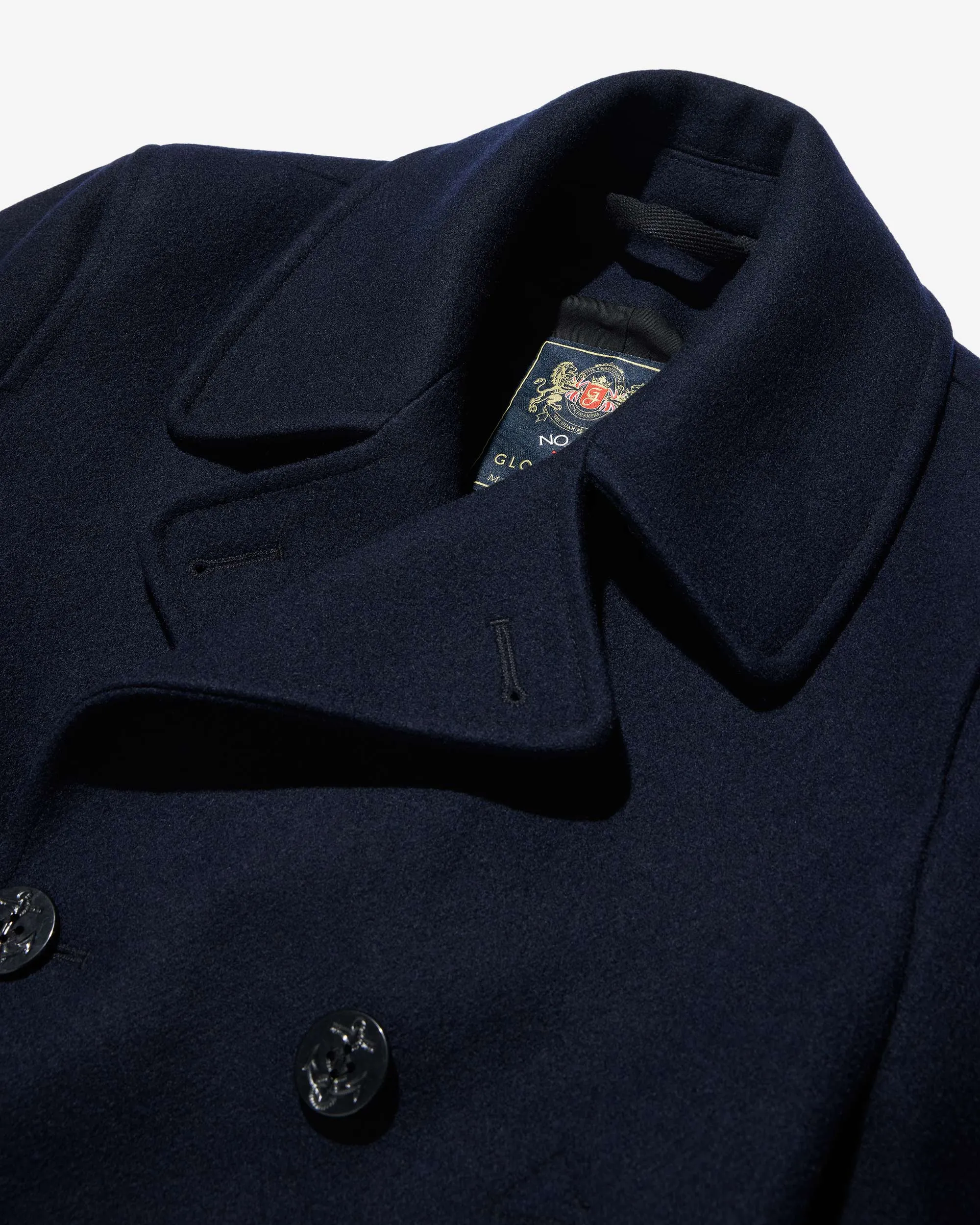 Noah x Gloverall Classic Peacoat sold by Noah NYC product image thumbnail 4