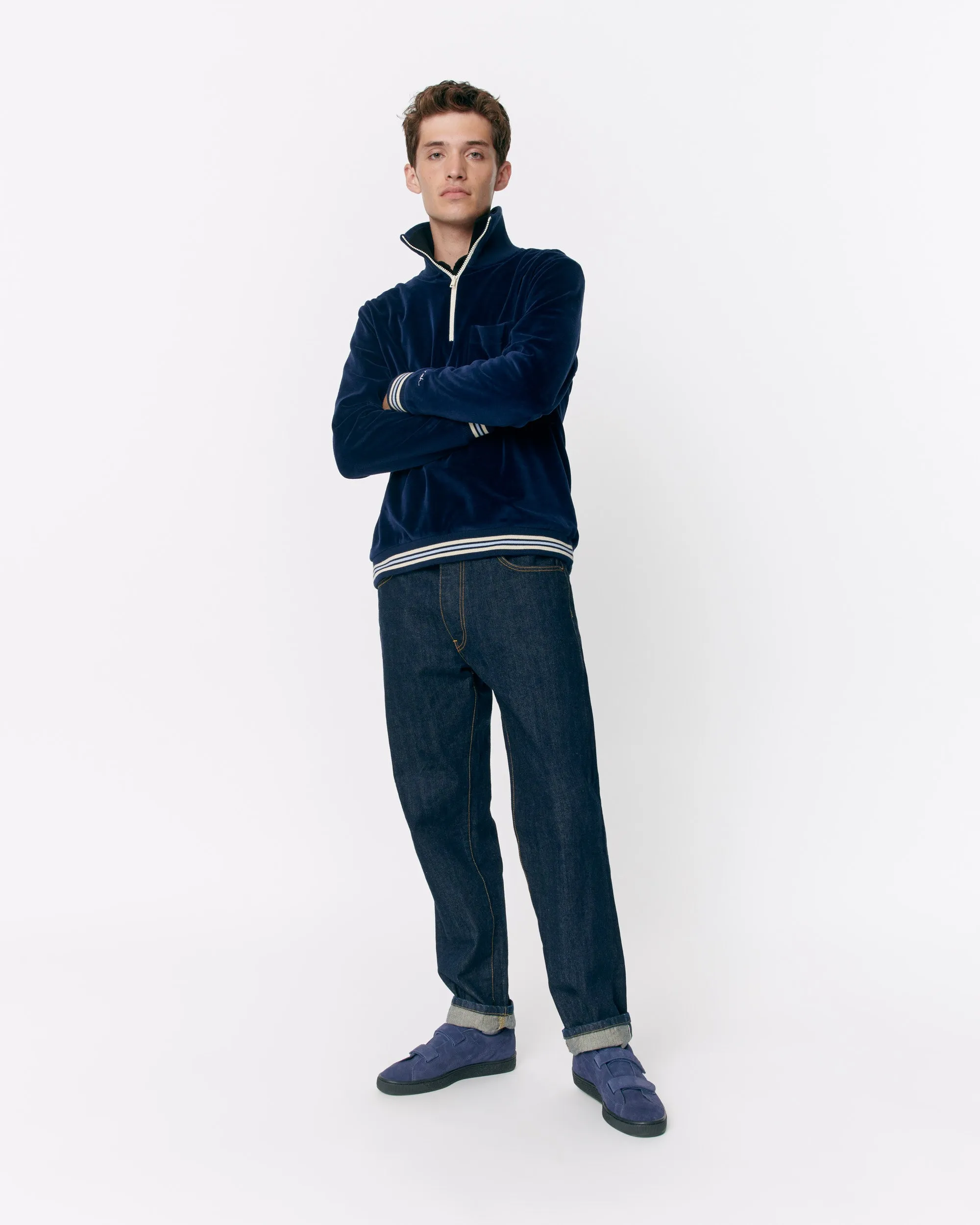 Velour Pullover sold by Noah NYC product image thumbnail 4