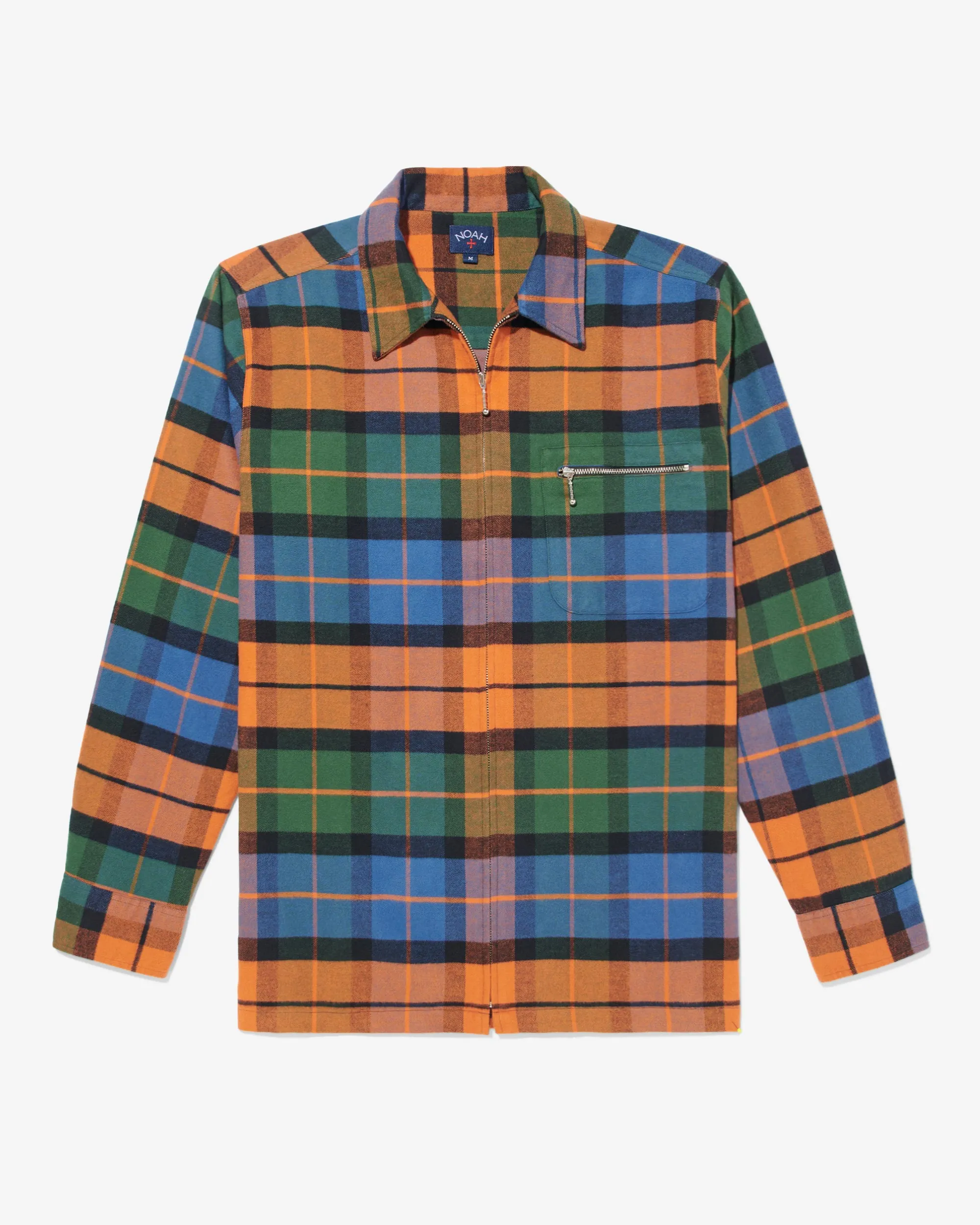 Zip Lightweight Flannel sold by Noah NYC