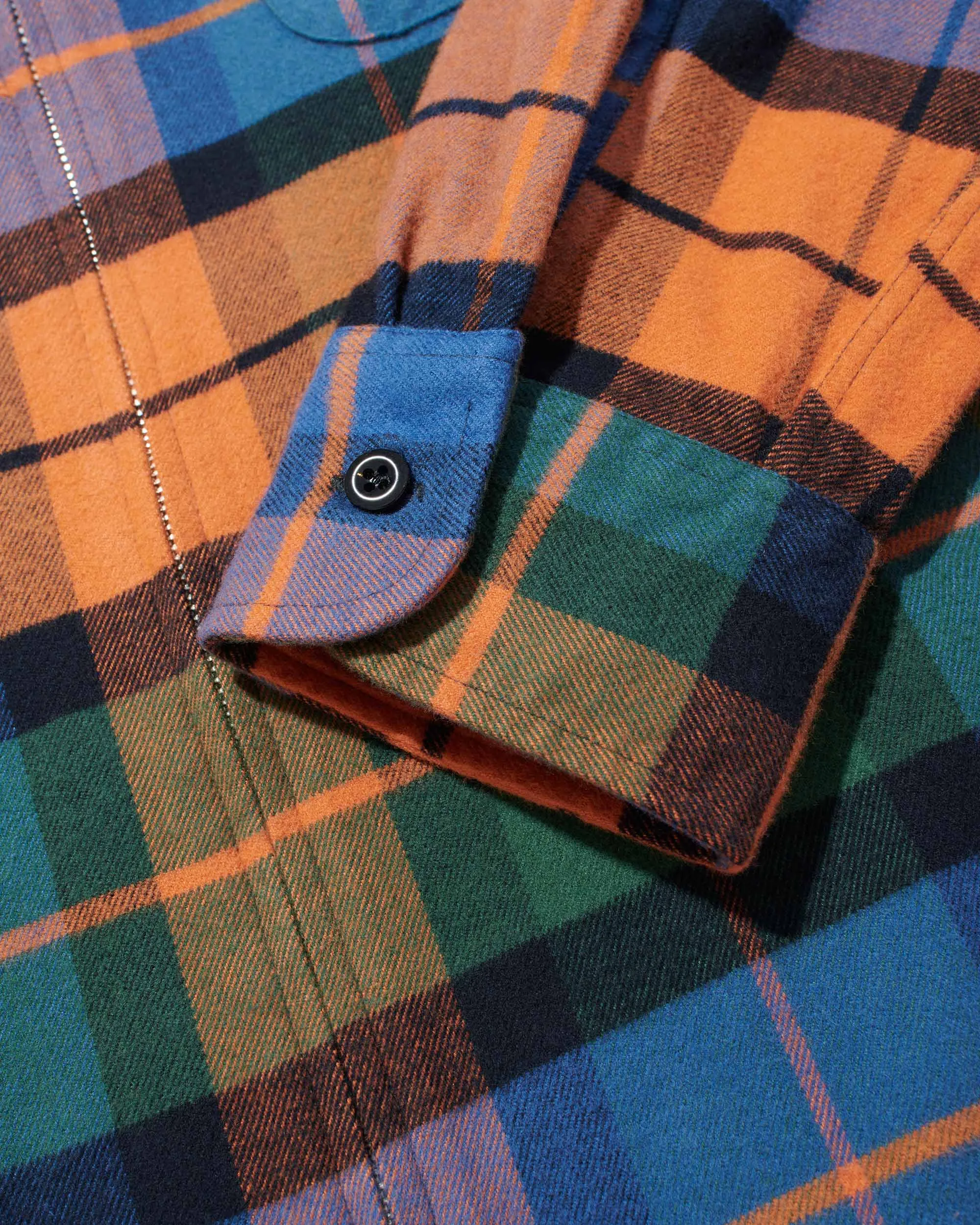 Zip Lightweight Flannel sold by Noah NYC product image thumbnail 3