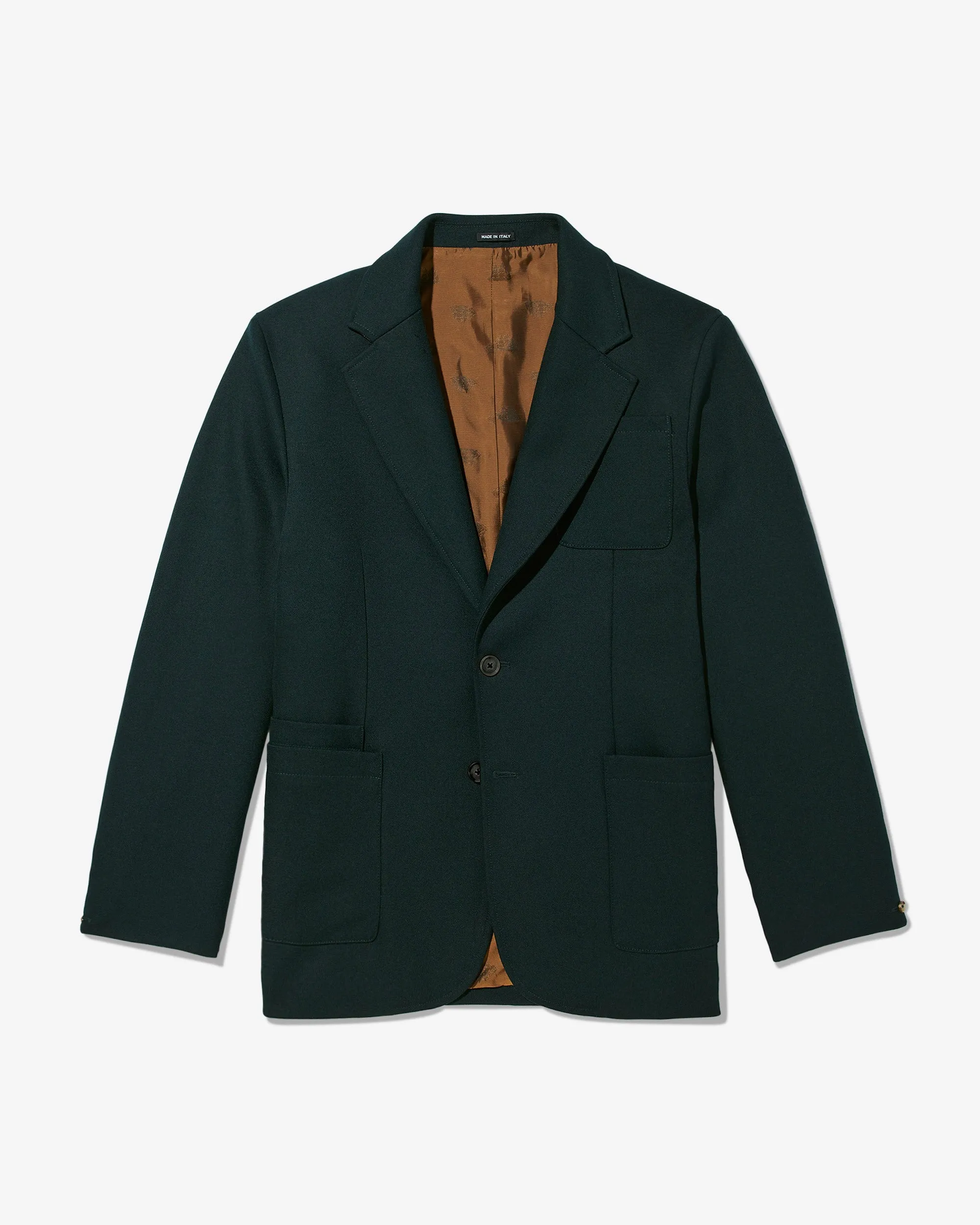 Barathea Wool Sack Jacket sold by Noah NYC