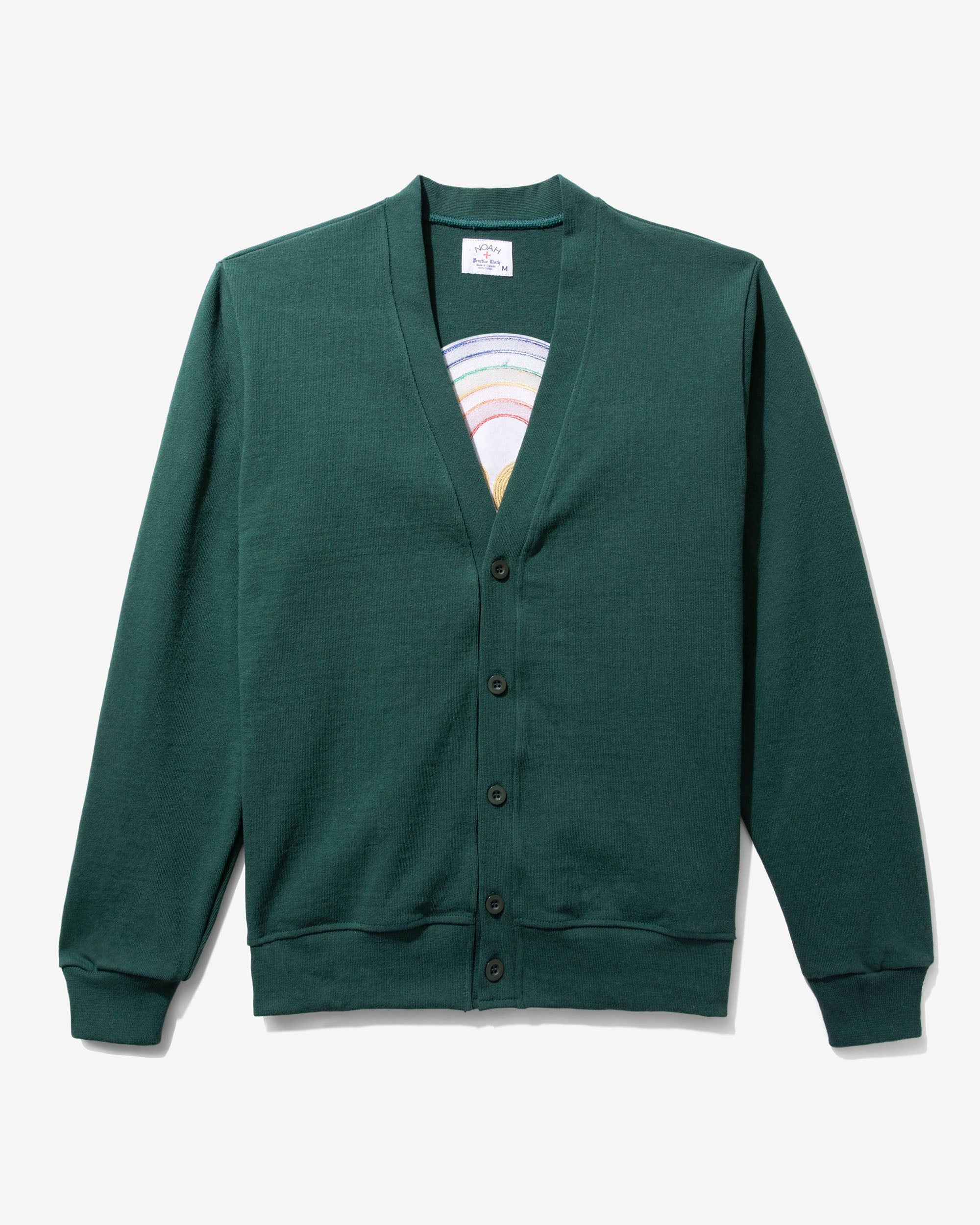 Rainbow Rugby Cardigan sold by Noah NYC product image thumbnail 4