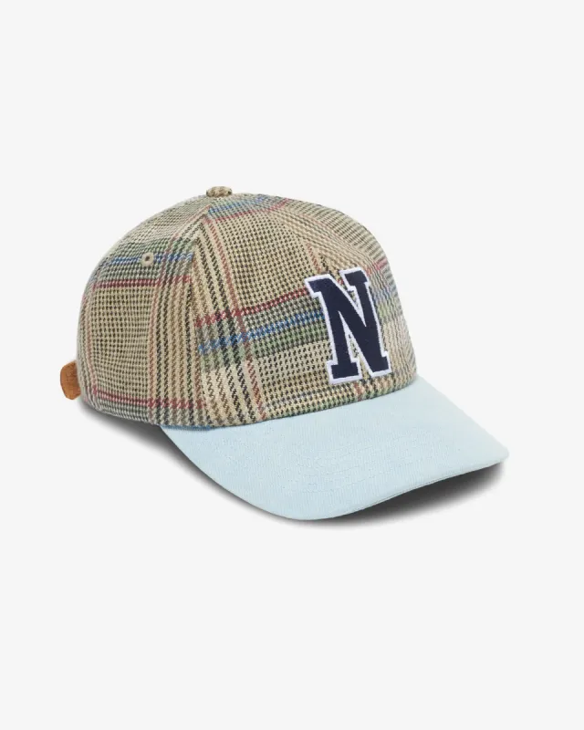 Plaid Crown 5-Panel made by Noah NYC